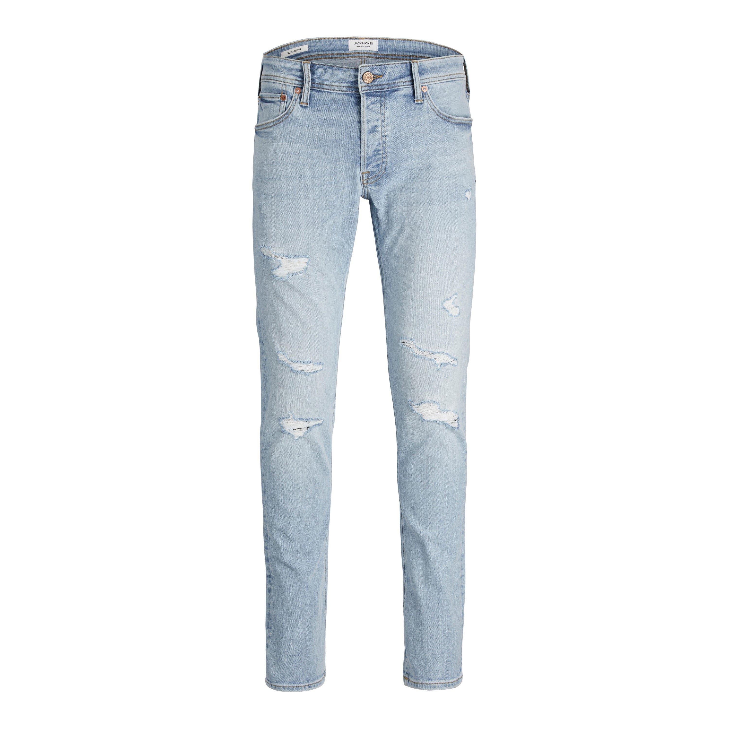 Denim Blu - Jack and Jones - Glenn Straight Leg Jeans - 5
