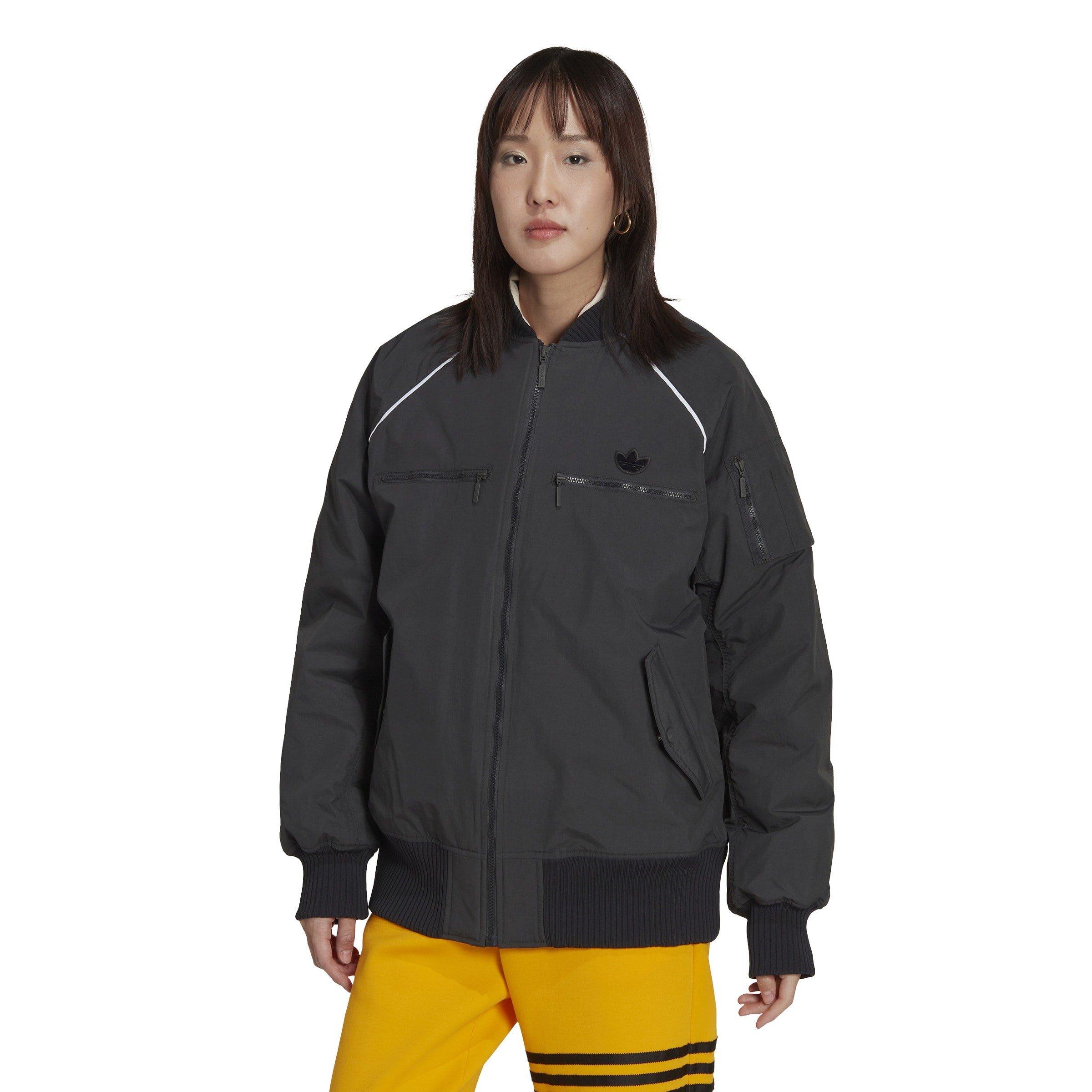 Grey - adidas Originals - Zip-Up Bomber Jacket - 2