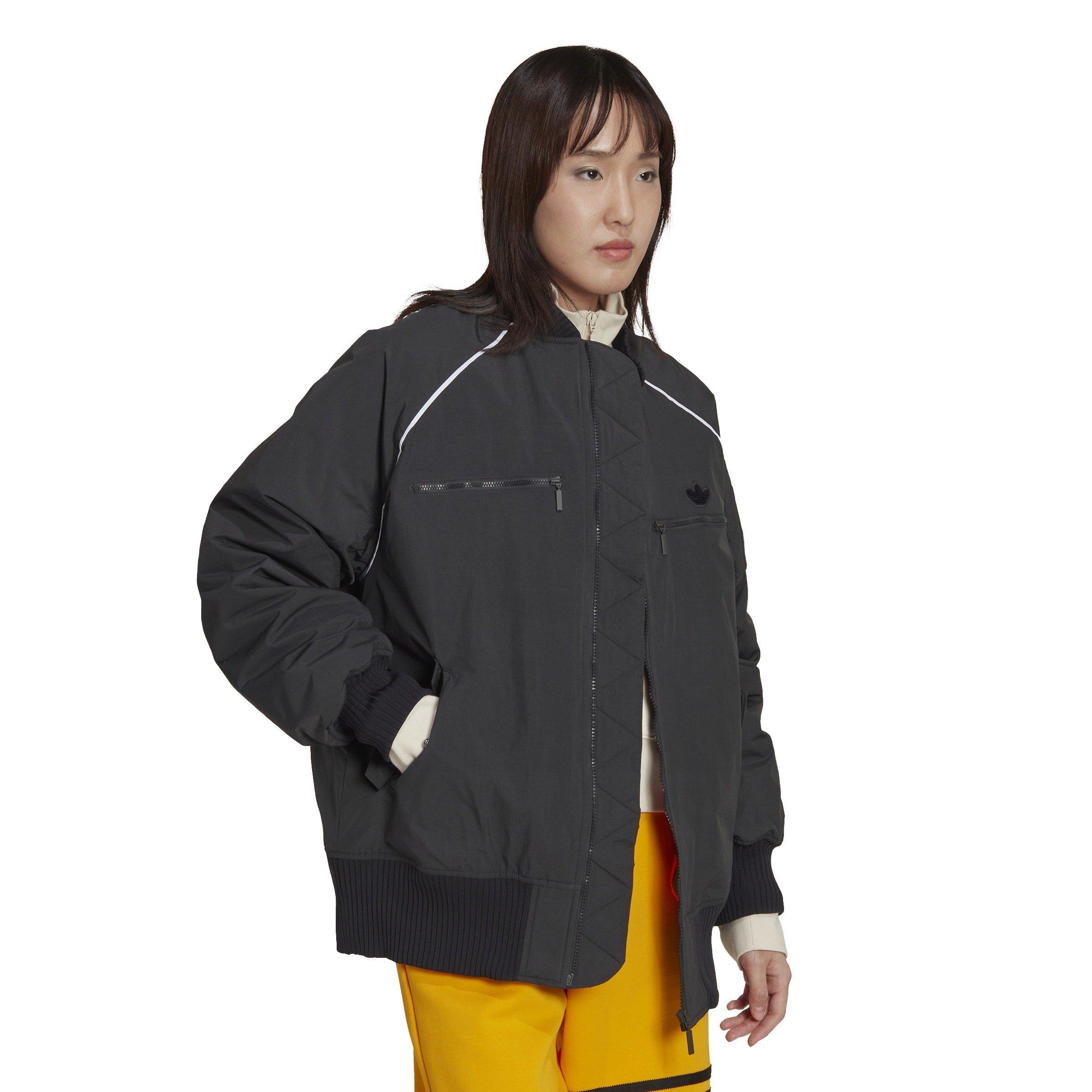 Grey - adidas Originals - Zip-Up Bomber Jacket - 4