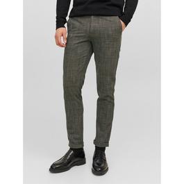 Jack and Jones Marco Conner Tartan Chino Trousers