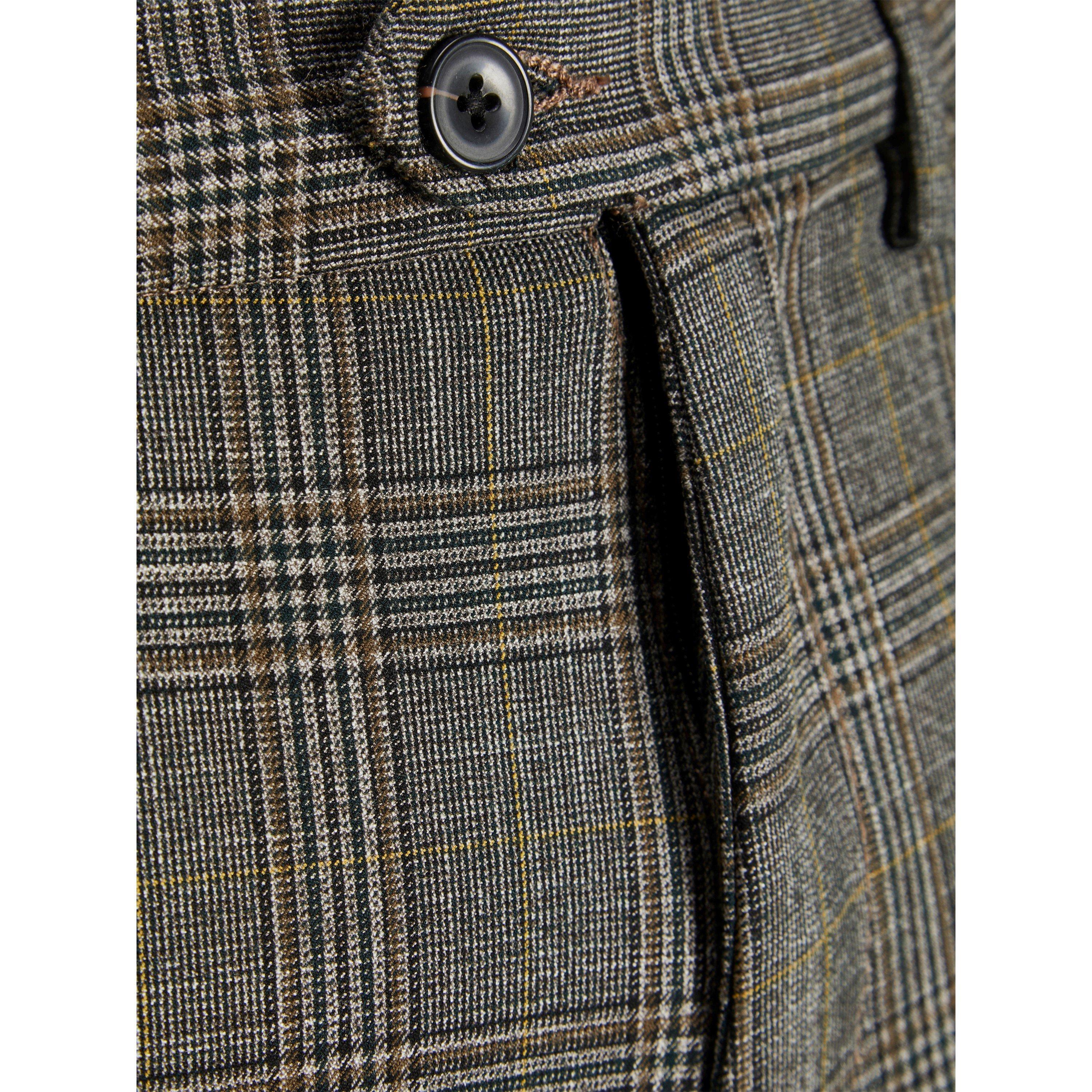 Cumin Check - Jack and Jones - Men's Marco Conner Tartan Straight Leg Jeans - 4