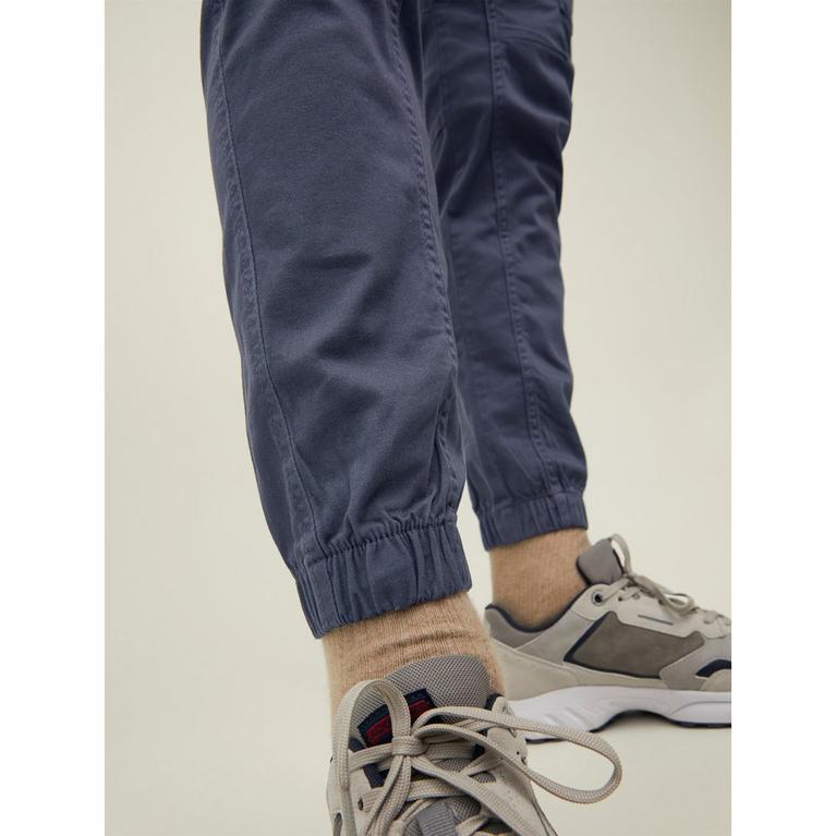Ombre Bleue - Silk Cargo Pants & Platforms - Jack Paul Flake Cargo pleated trousers - 4