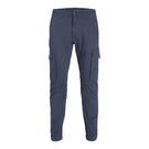 Ombre Bleue - Silk Cargo Pants & Platforms - Jack Paul Flake Cargo pleated trousers - 5