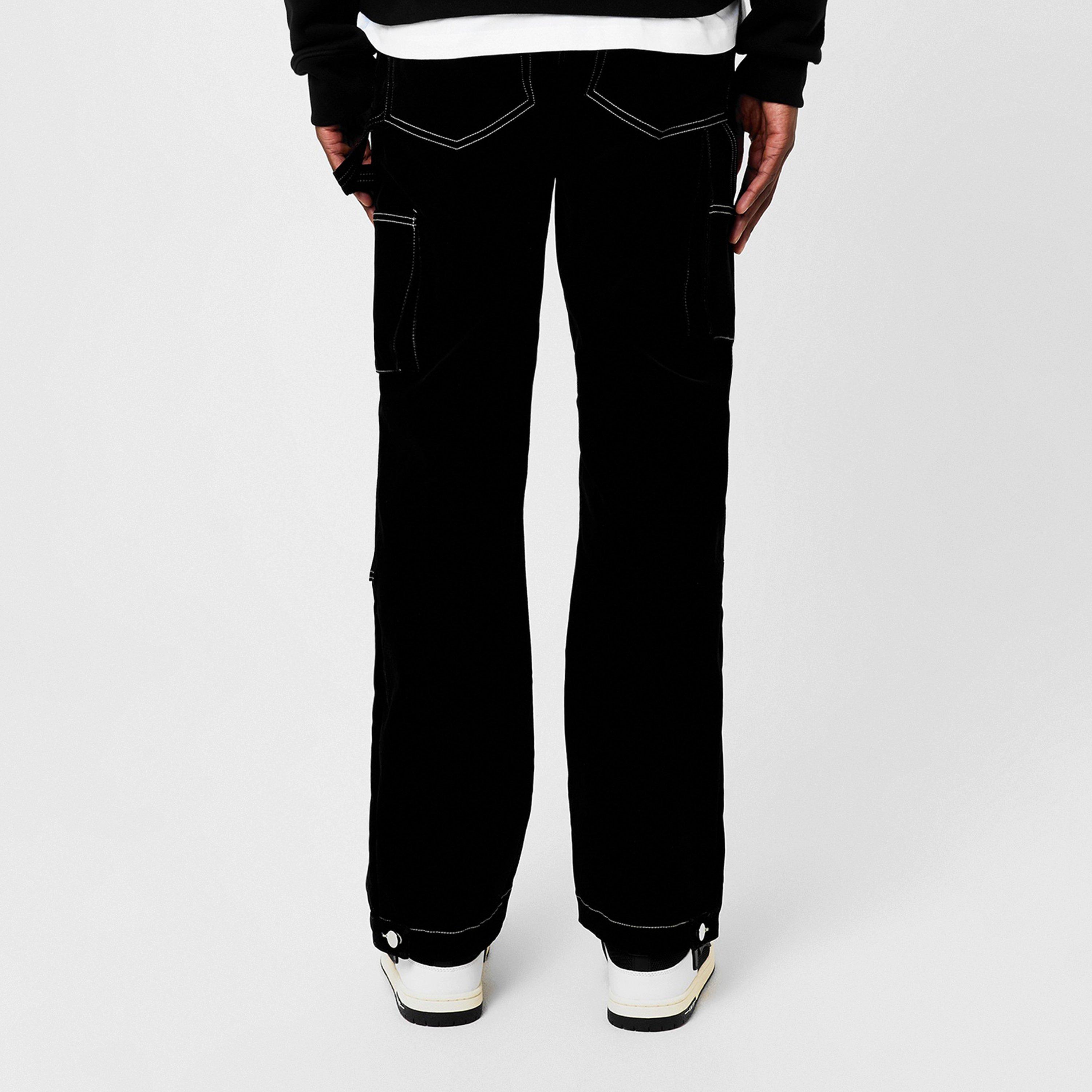 Black - Amiri - Flocked Carpenter Jeans - 4