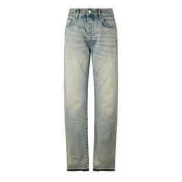 Amiri Release Hem Straight Leg Jeans