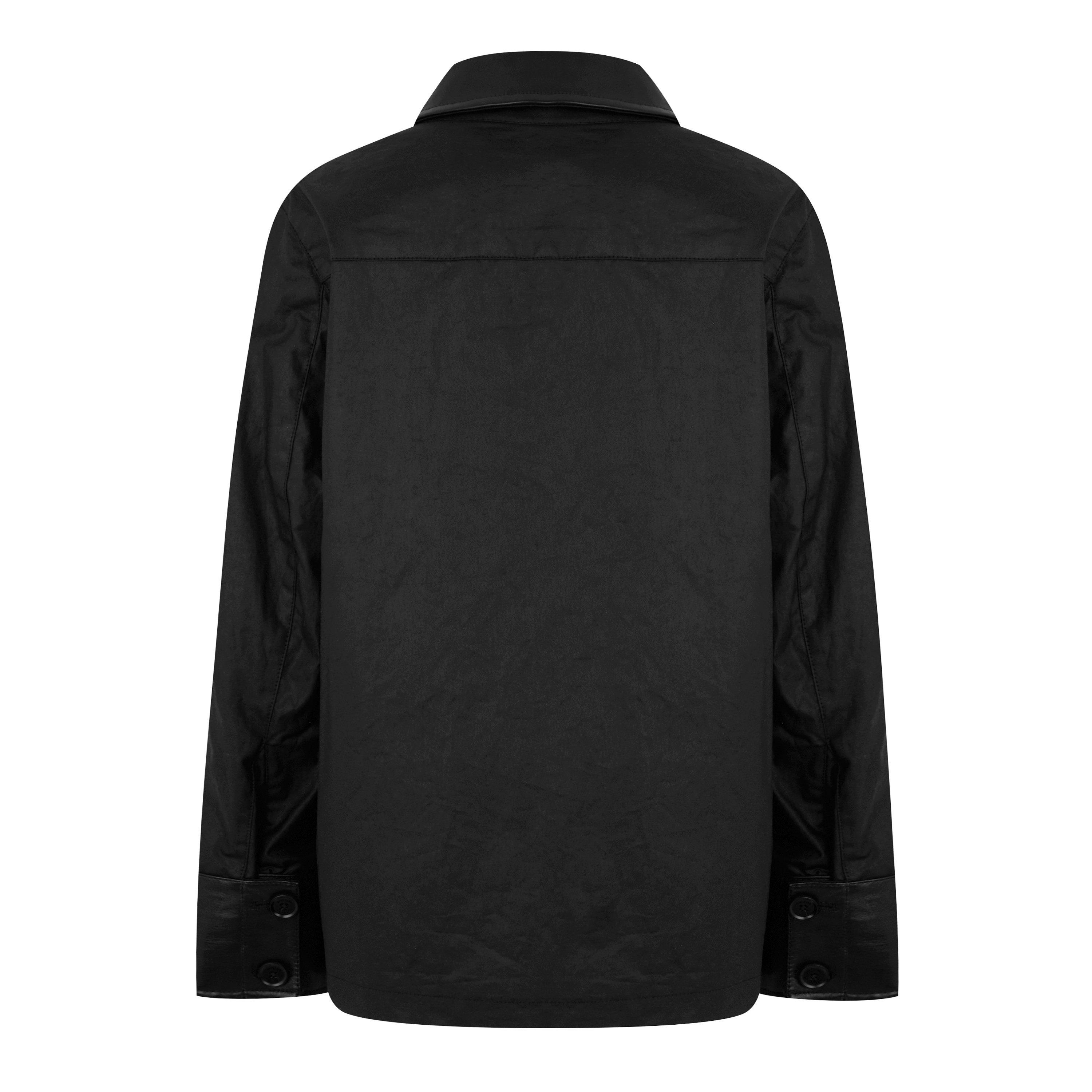 Black - Belstaff - Women's Tent Waxed Cotton Long Sleeve Mid-Length Wax Jacket - 6