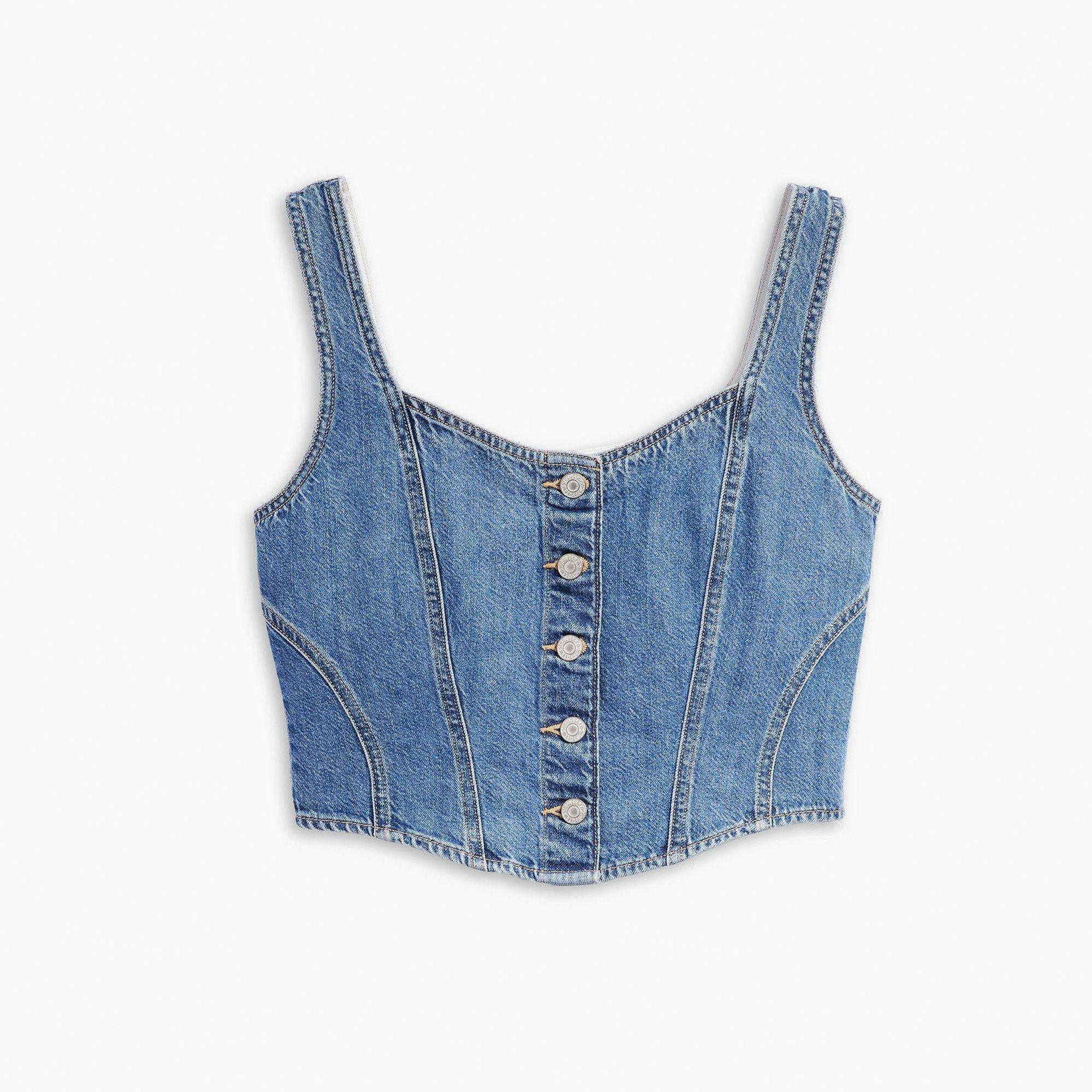 Hold My Purse 2 - Levis - Women's Alani Corset Crop Top - 6
