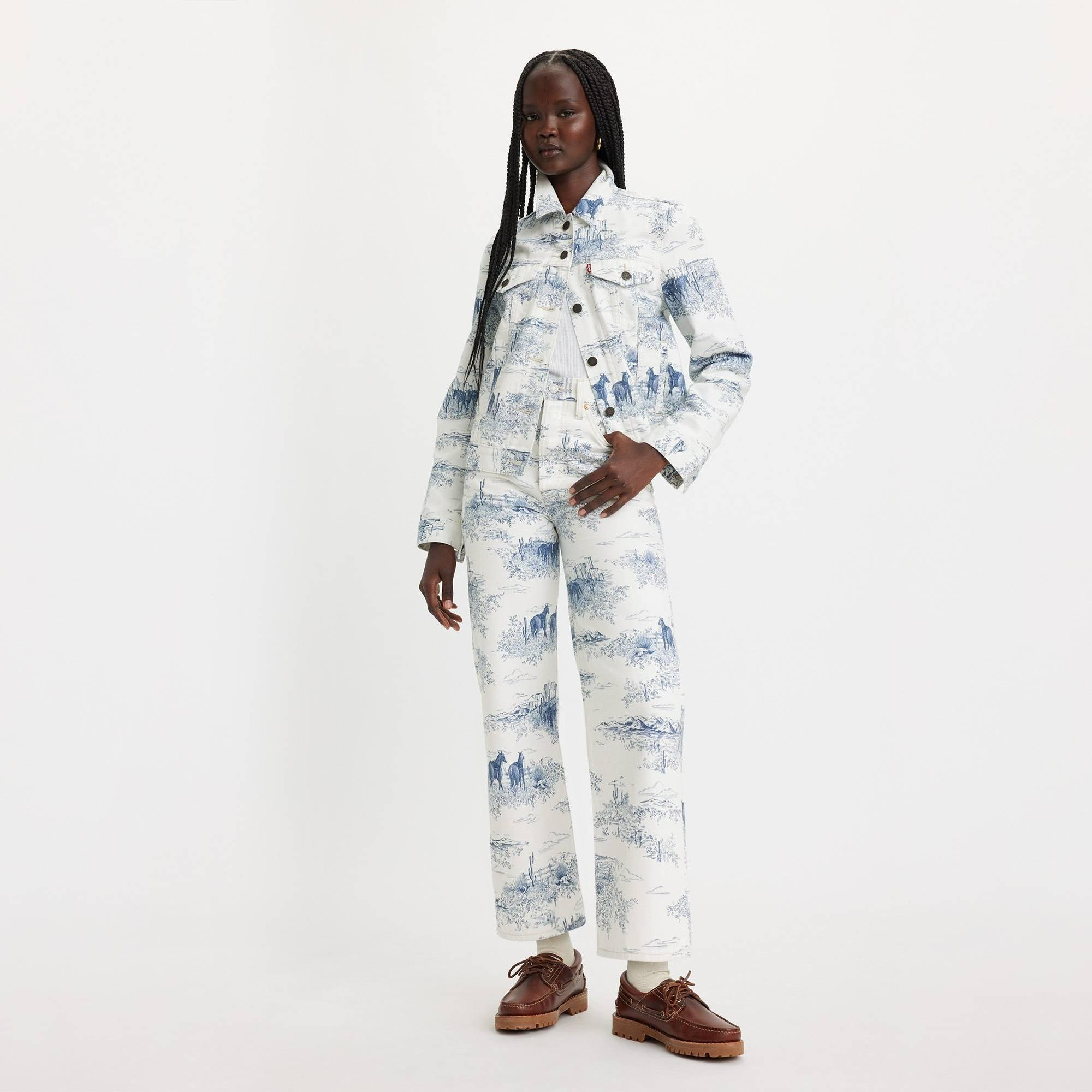 Western Toile - Levis - Ribcage Straight Jeans Womens - 2