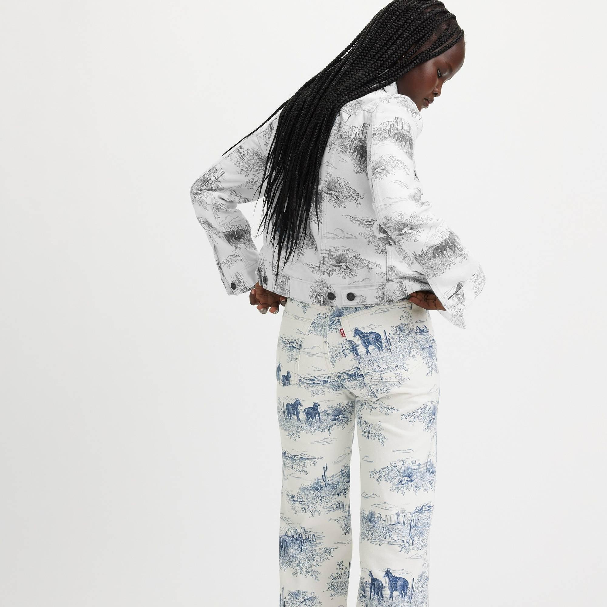 Western Toile - Levis - Ribcage Straight Jeans Womens - 5