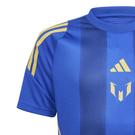 Bleu Lucide - adidas - A good leather jacket will bend and mold with you - 5