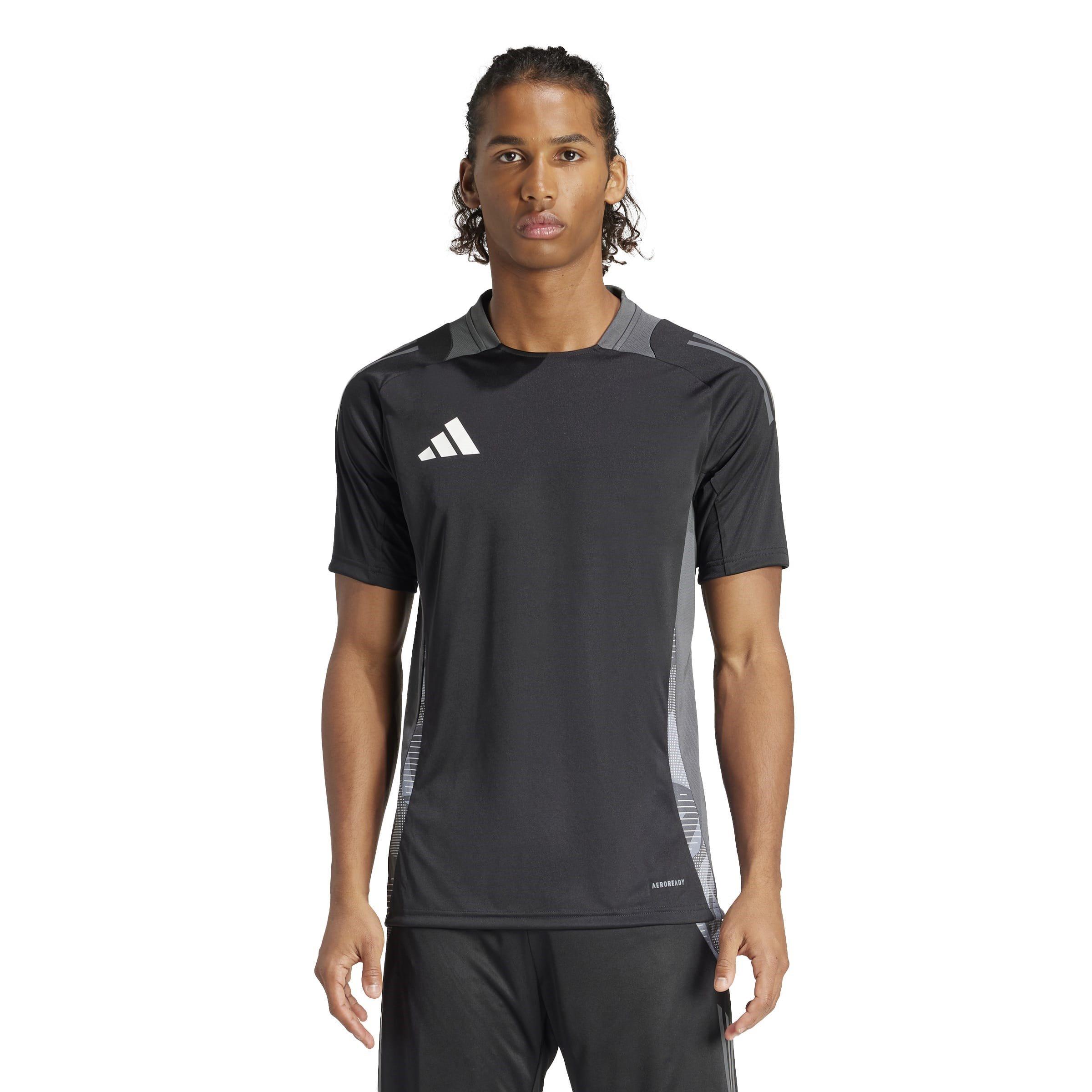 Black/Grey - adidas - Tiro 25 Competition Training T-Shirt Mens - 3