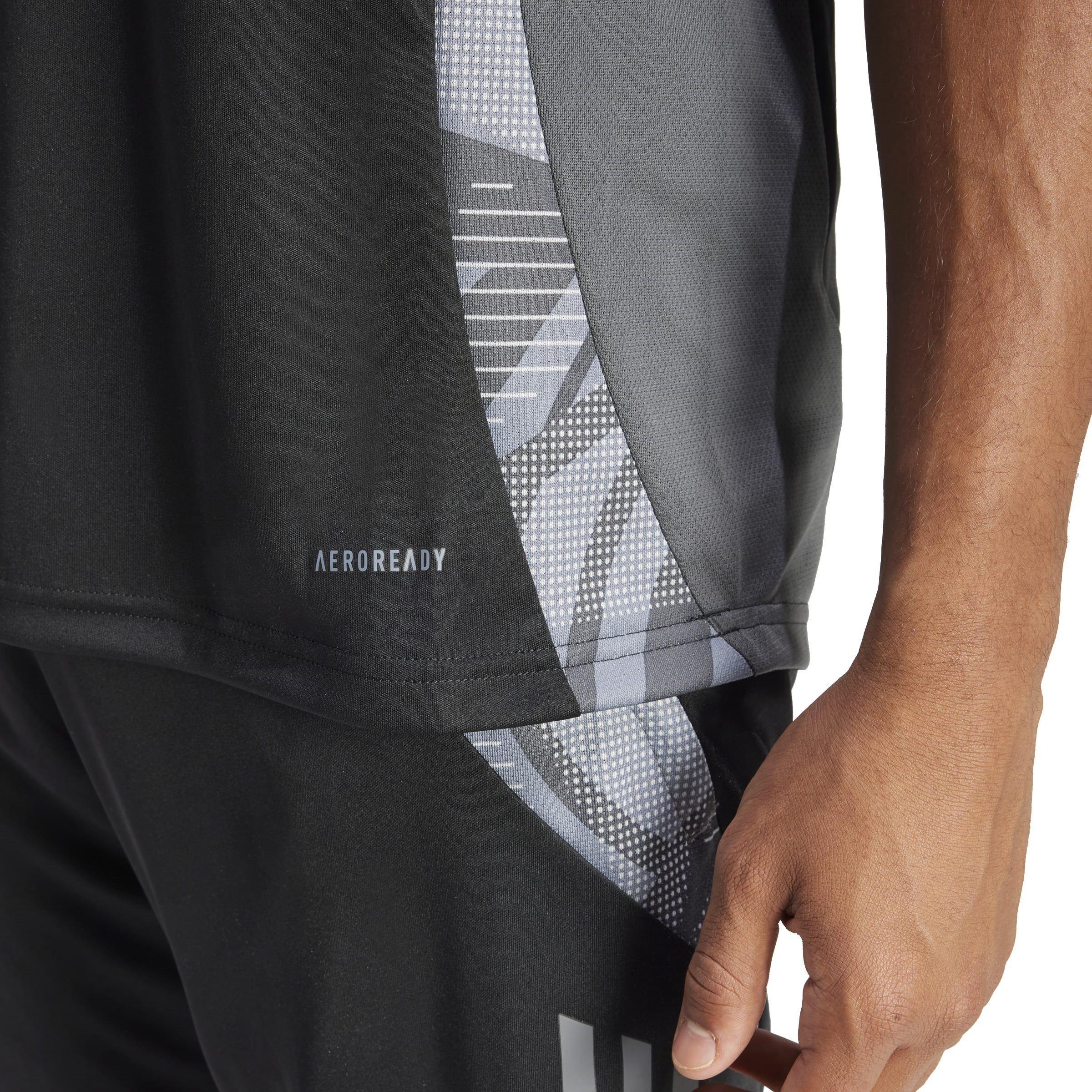 Black/Grey - adidas - Tiro 25 Competition Training T-Shirt Mens - 7