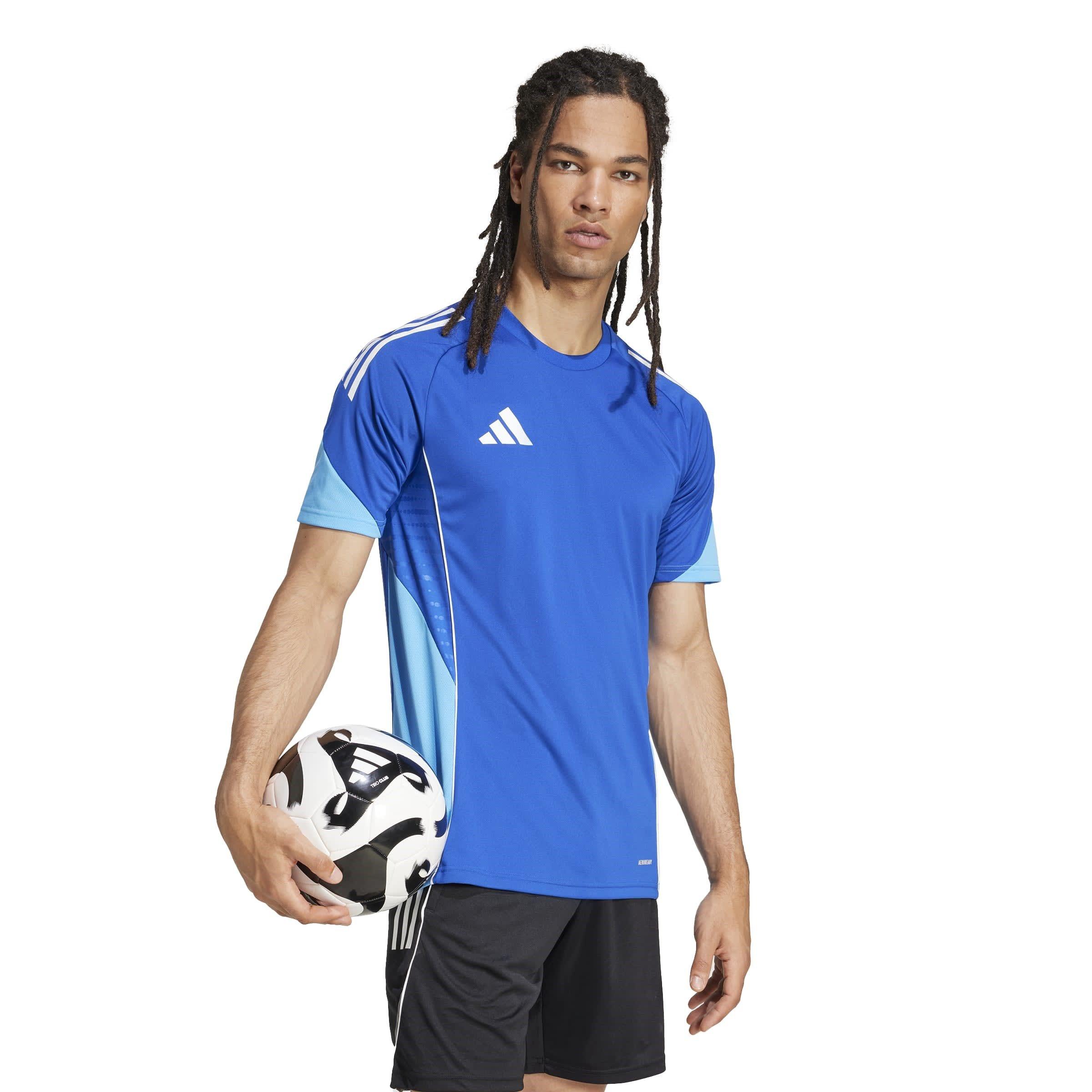 Bleu marine - adidas - Tiro 25 Competition Training T-Shirt Mens - 5