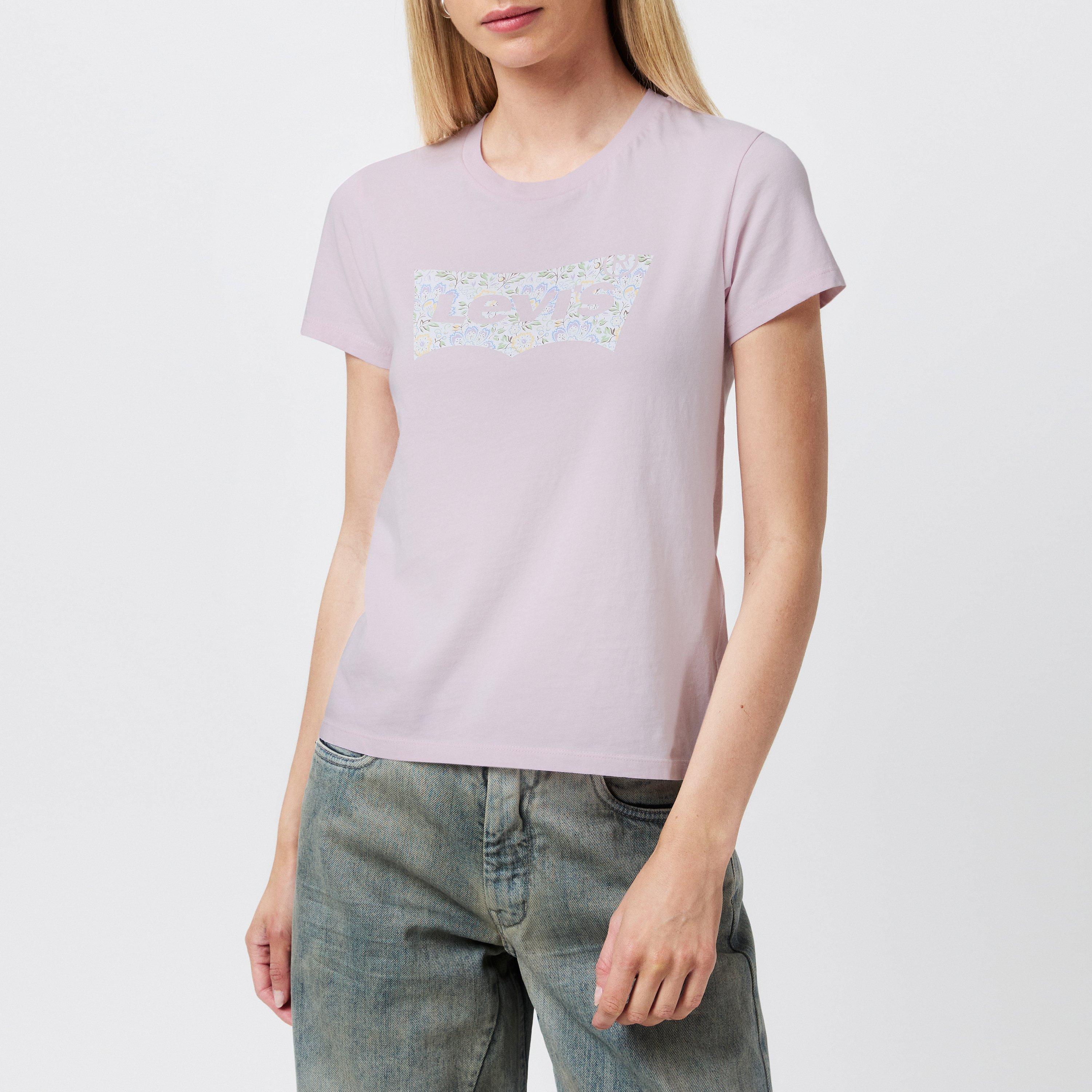Levis Women's Print T-Shirt - Floral Lilac - 8 (XS)