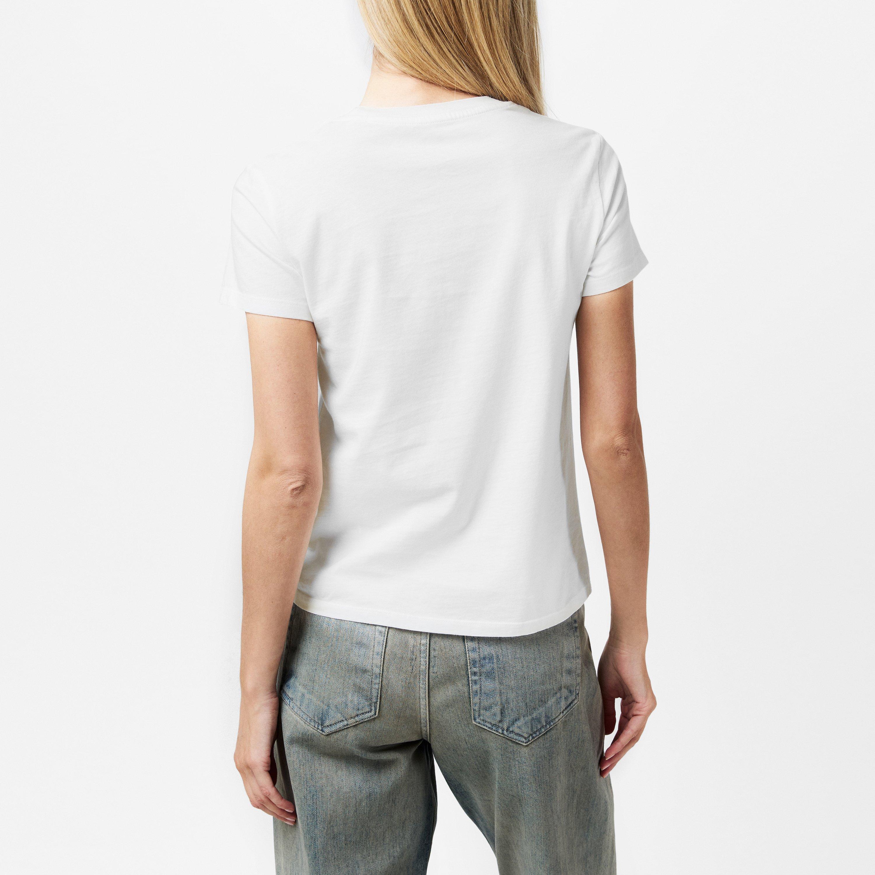 Vleermuis Wit - Levis - Print T-Shirt - 4