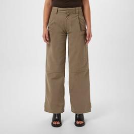 Ami Paris Wide Leg Cargo Trousers