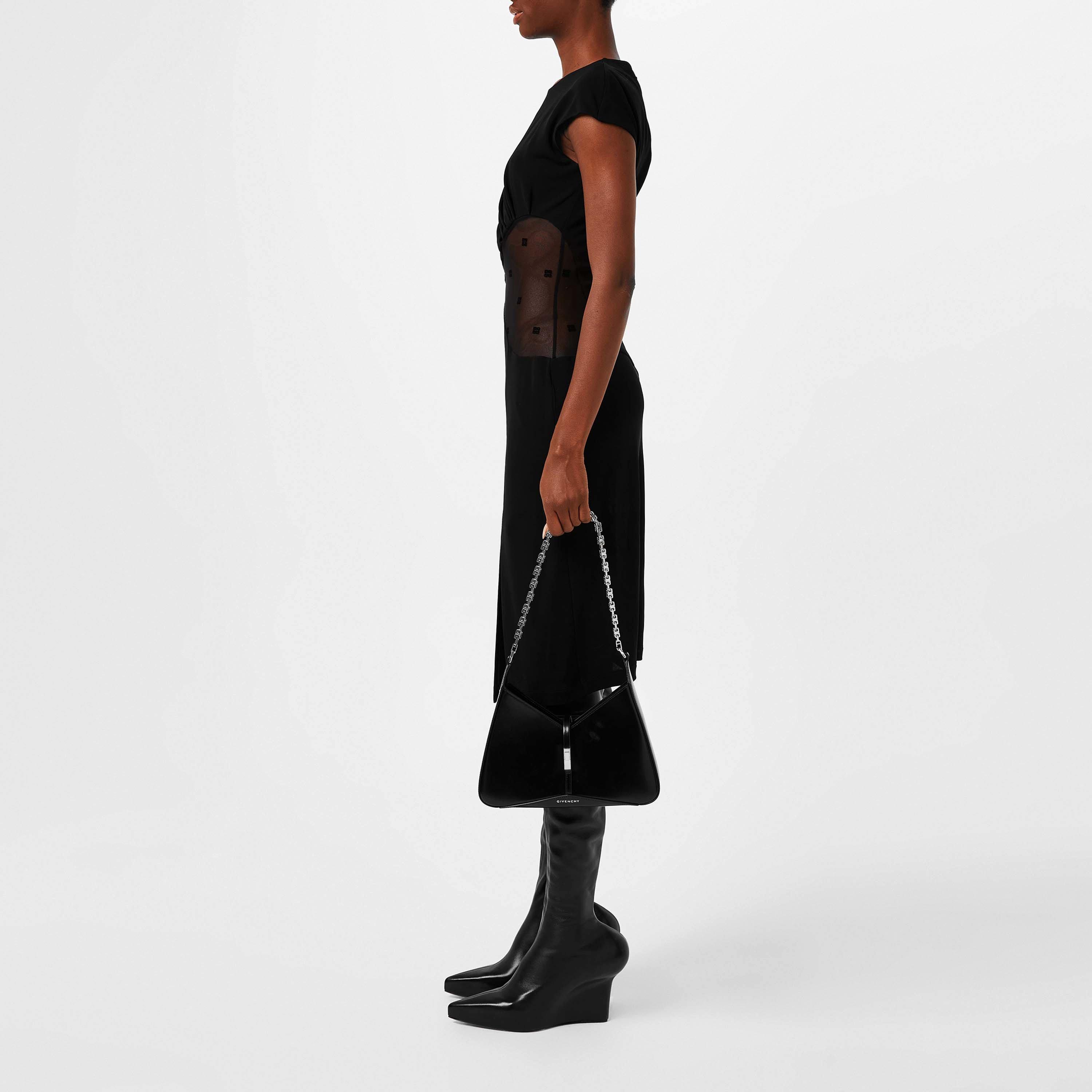 BLACK - GIVENCHY - 4g Tulle Cut Out Dress - 2