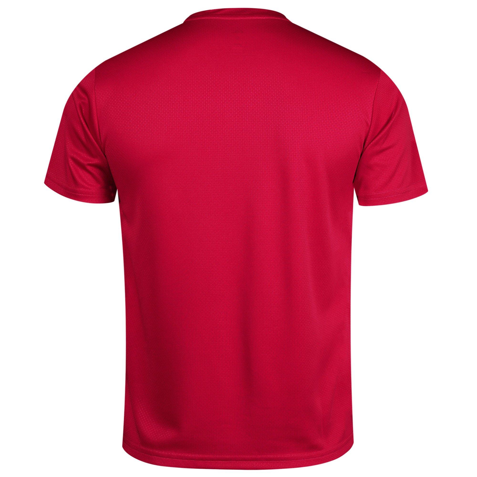 Maroon - Li Ning - Mens Running T-Shirt - 2