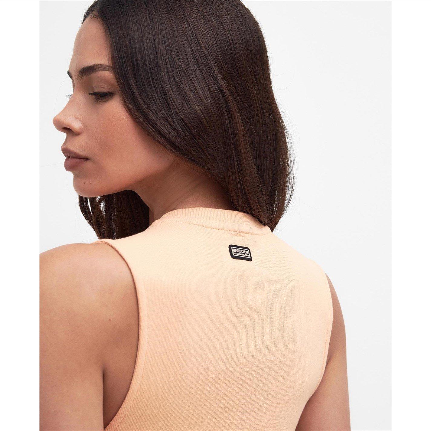 Peach Melba - Barbour International - Hadfield Midi Dress - 6