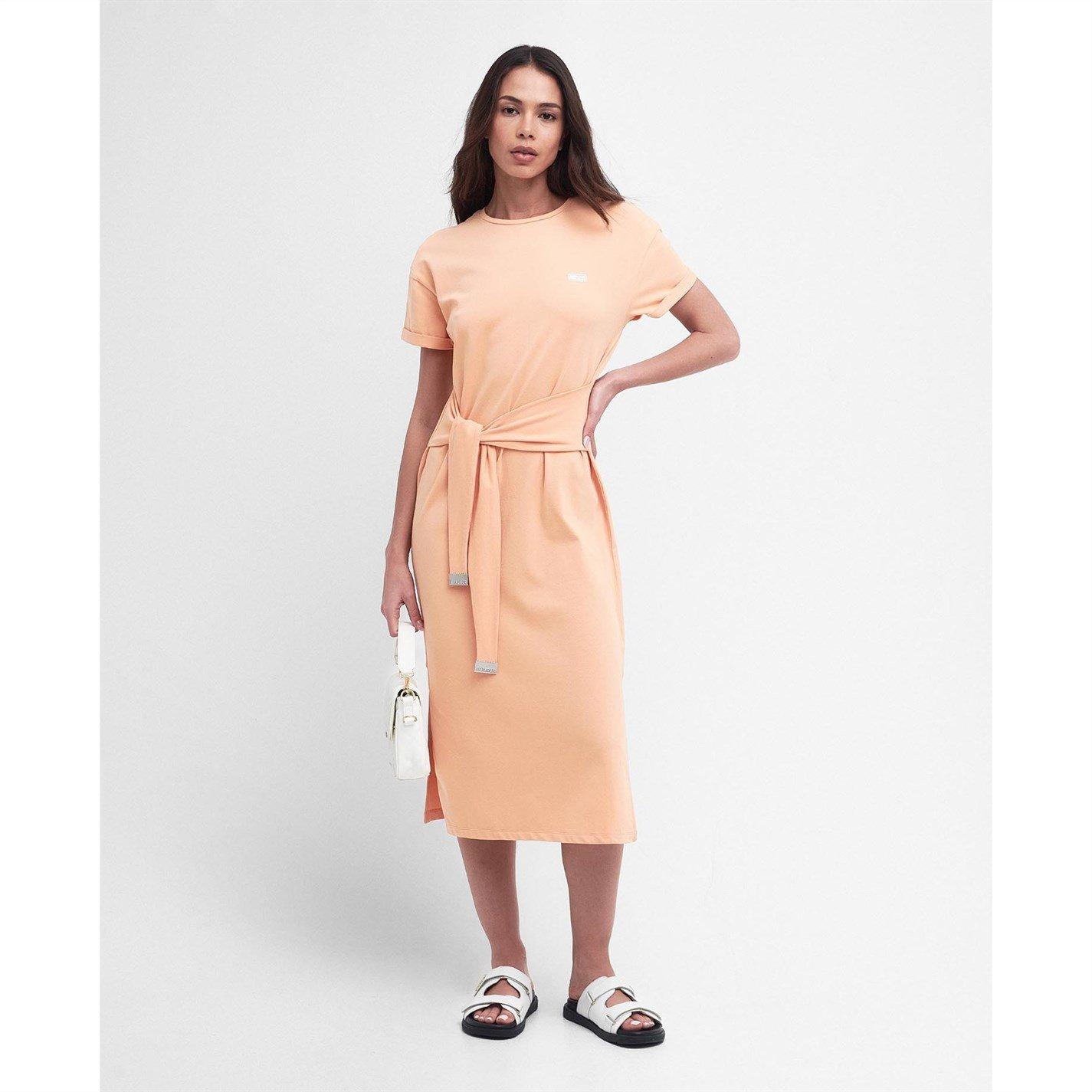 Barbour International Women's Whitson Midi Dress - Peach Melba - 8 (XS)