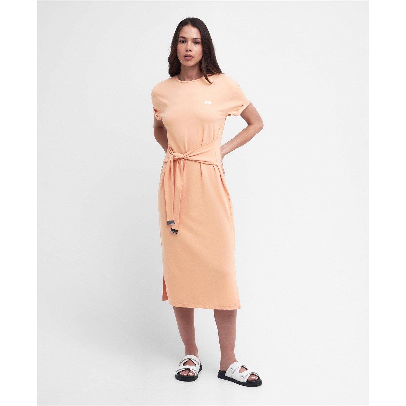 Peach Melba - Barbour International - Whitson Midi Dress - 3