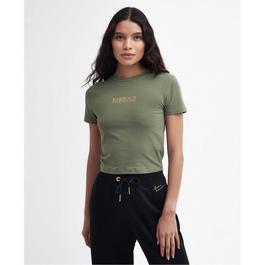 Barbour International Reign Cropped T Shirt