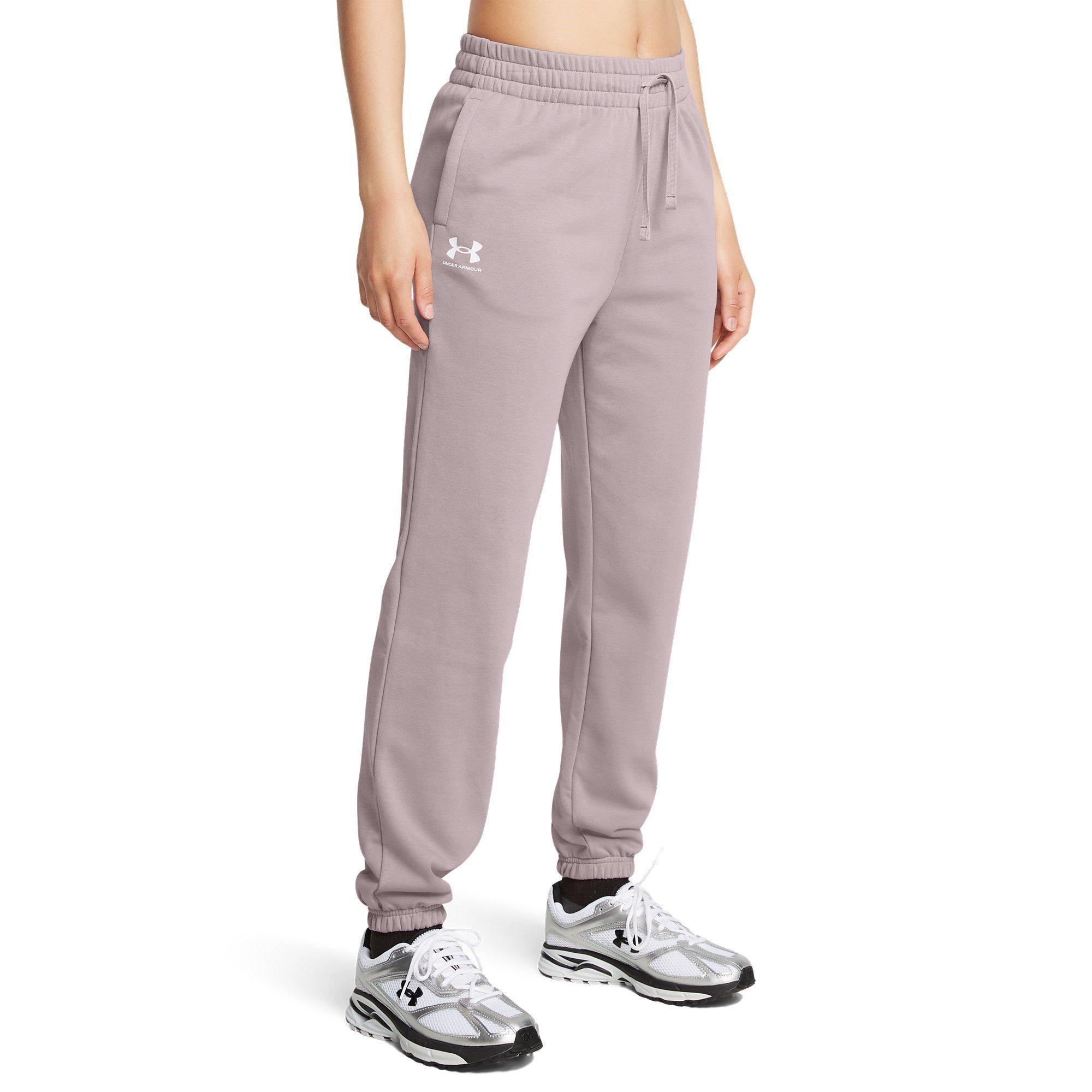 Gray - Under Armour - Rival Terry Joggers Womens - 3