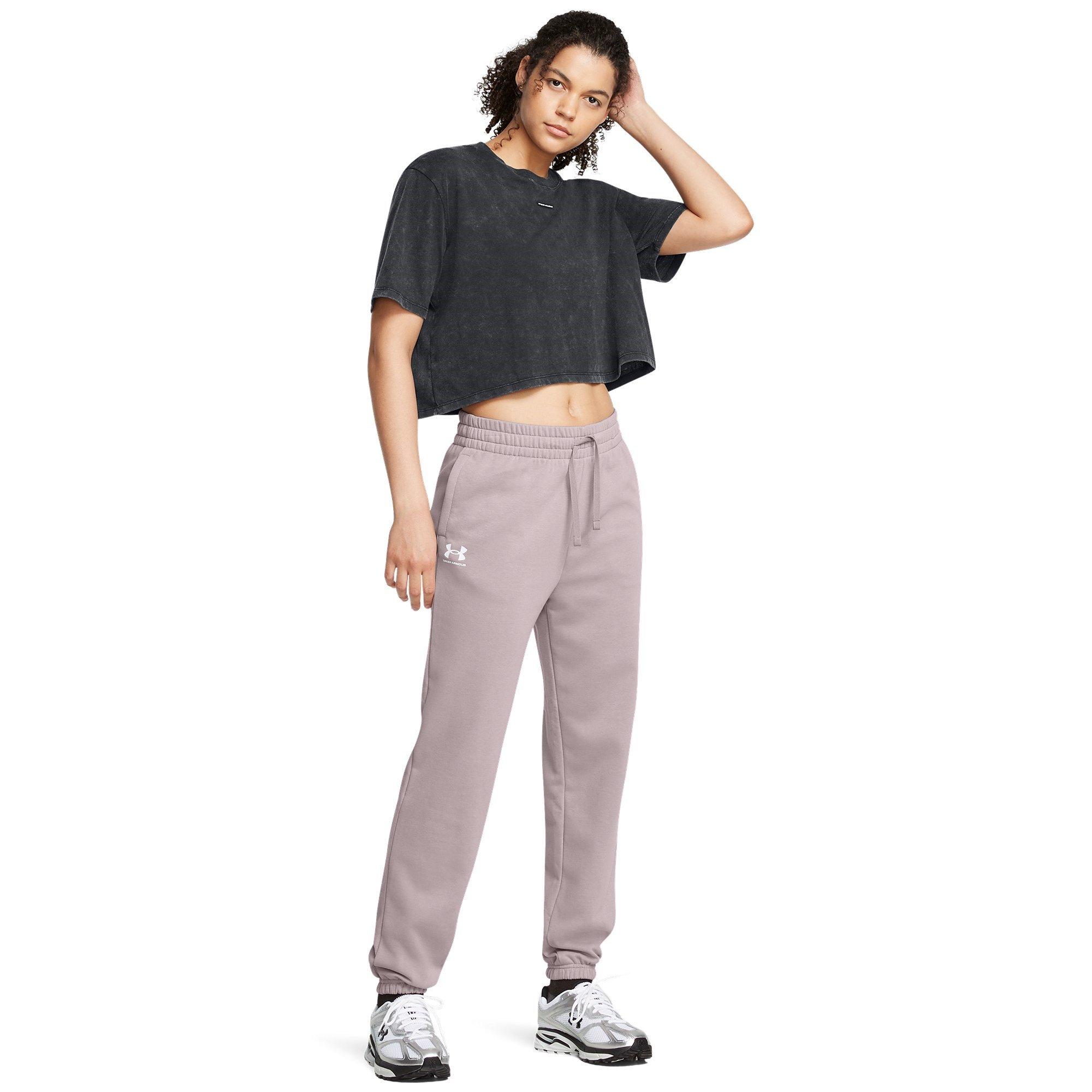 Gray - Under Armour - Rival Terry Joggers Womens - 5