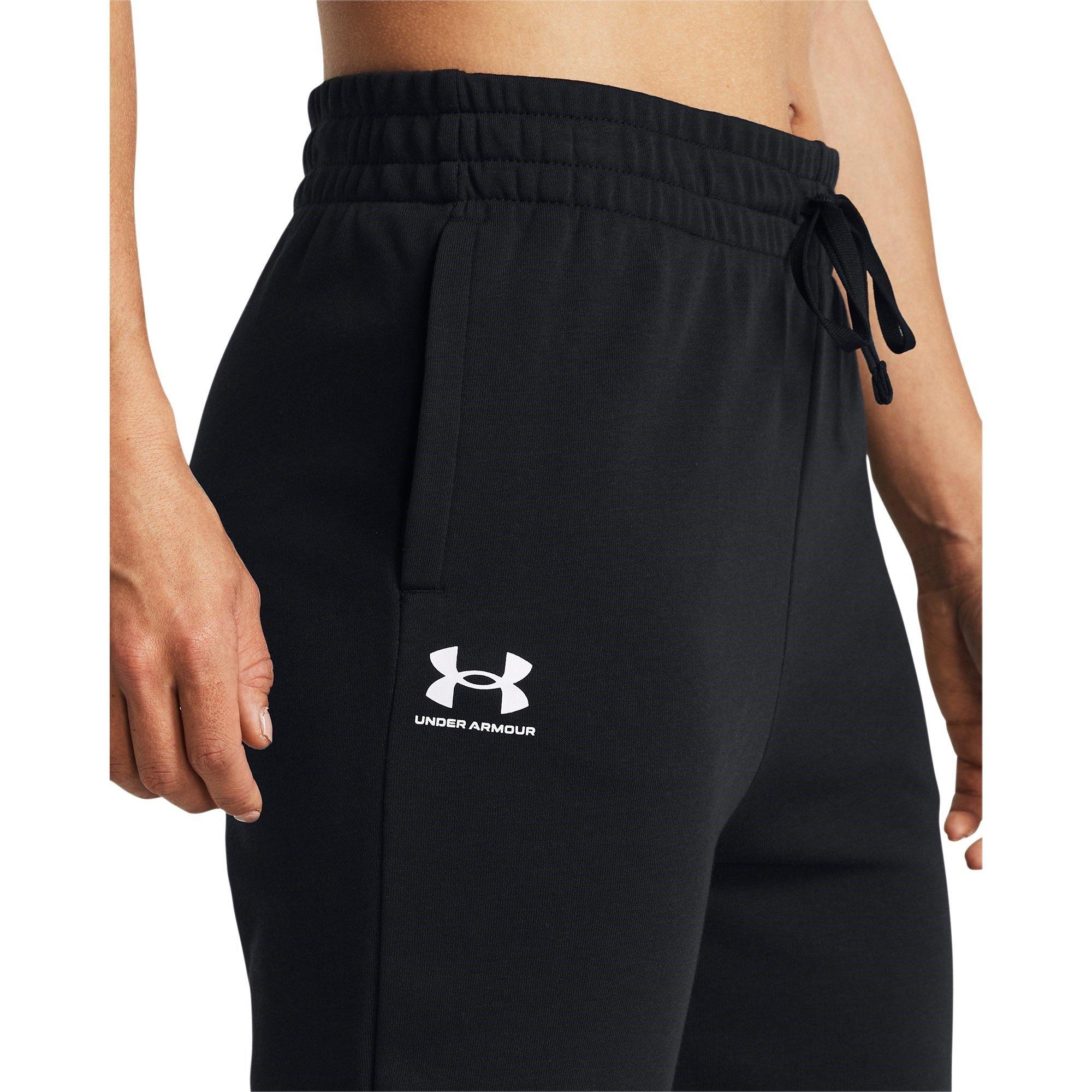 Black/White - Under Armour - Rival Terry Joggers Womens - 5