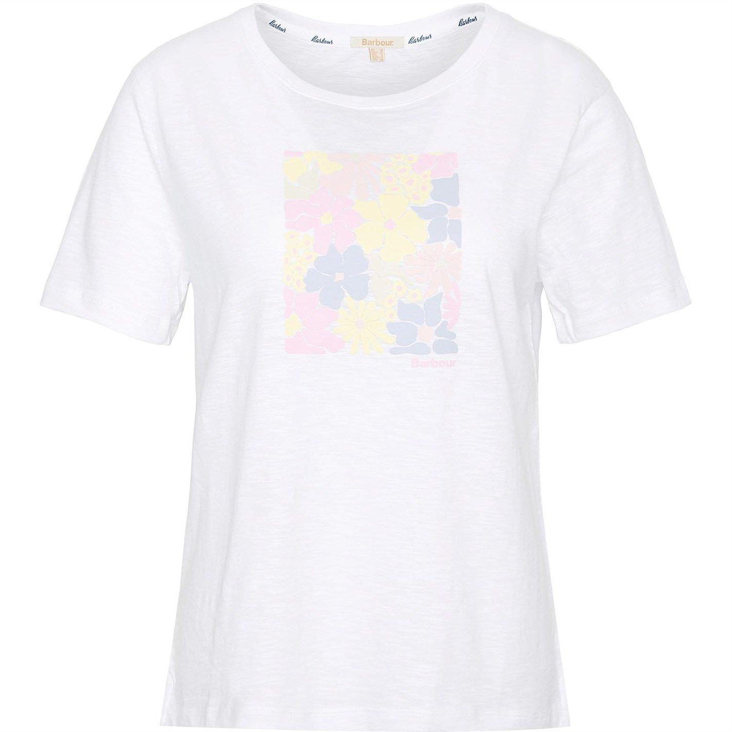 White - Barbour - Belmont Graphic T-Shirt - 2