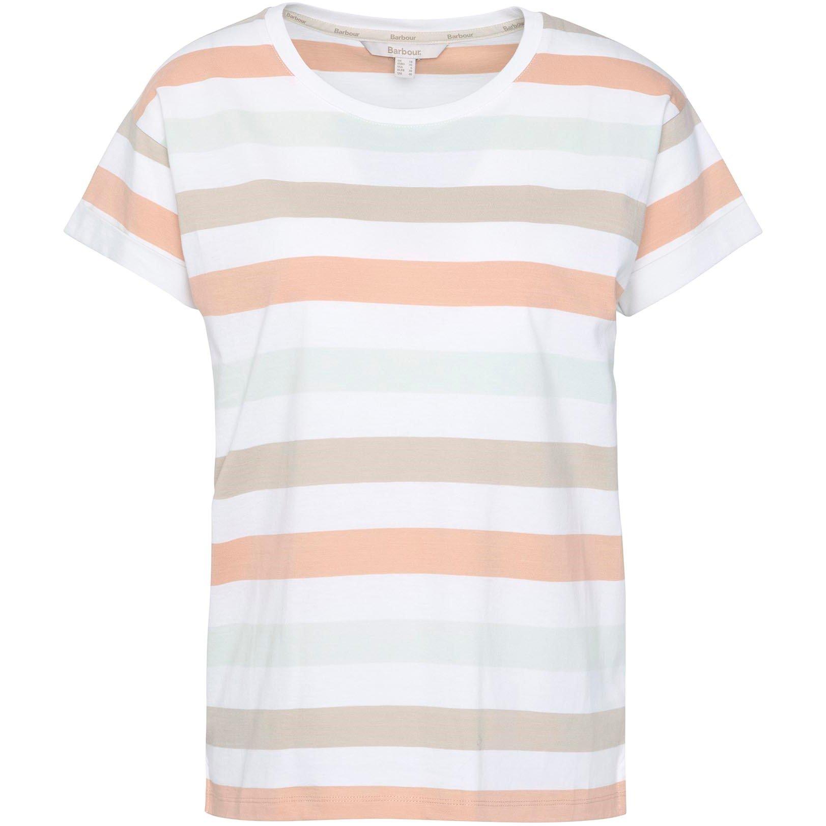 Toast Stripe - Barbour - Womens Lyndale T-Shirt - 1