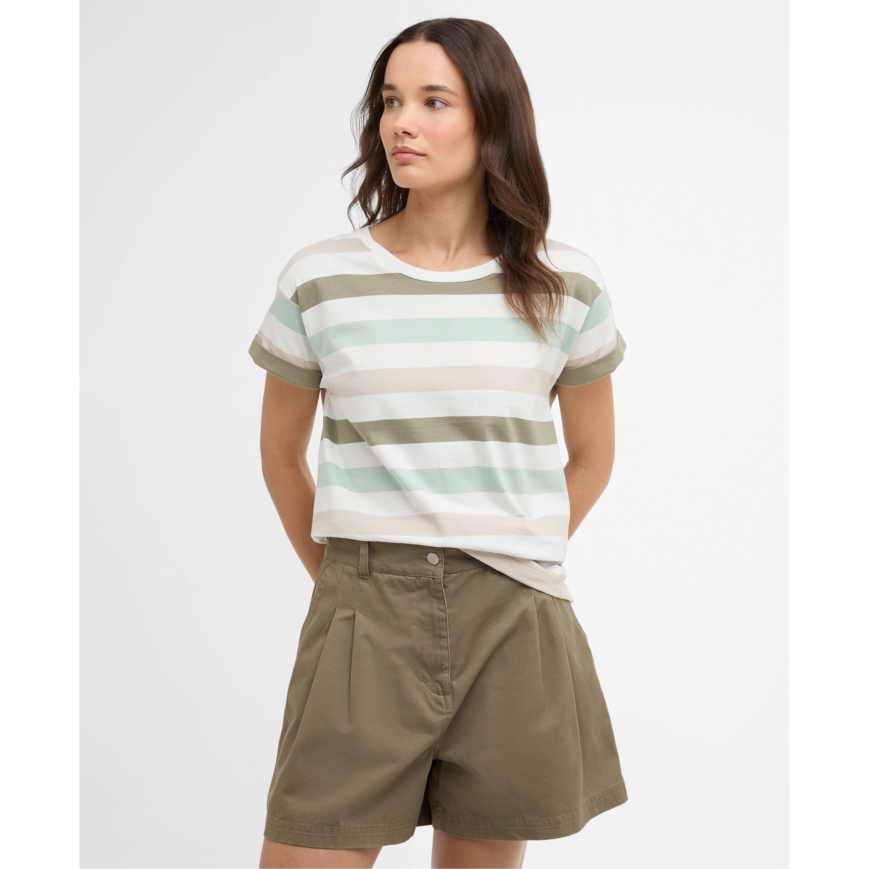 Spearmint Multi - Barbour - Womens Lyndale T-Shirt - 2