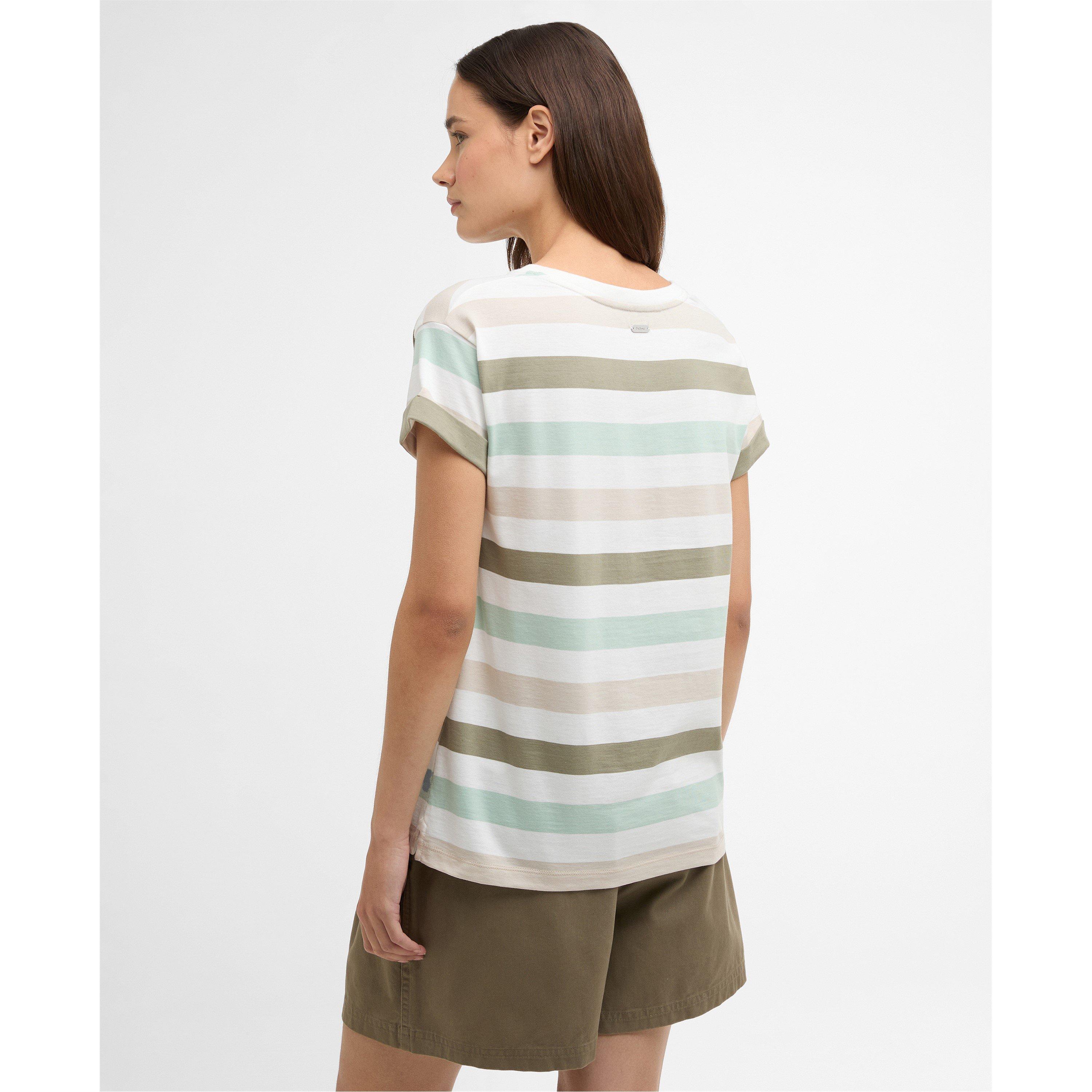 Spearmint Multi - Barbour - Womens Lyndale T-Shirt - 3