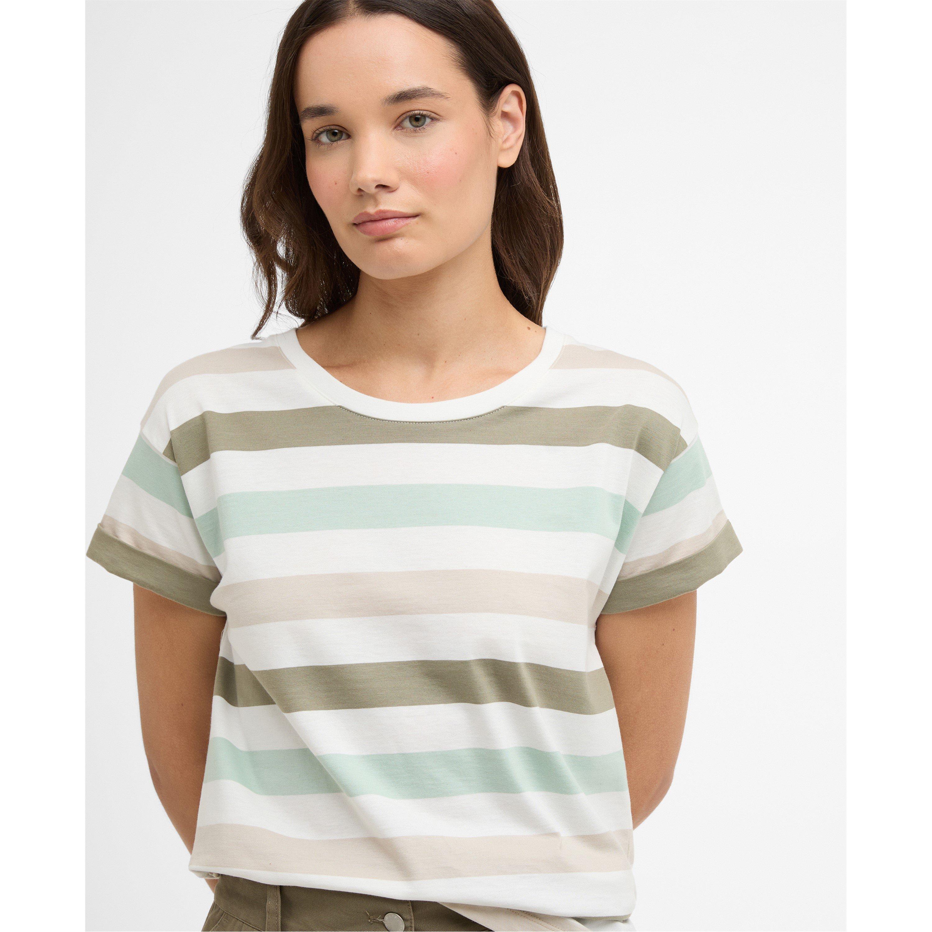 Spearmint Multi - Barbour - Womens Lyndale T-Shirt - 4