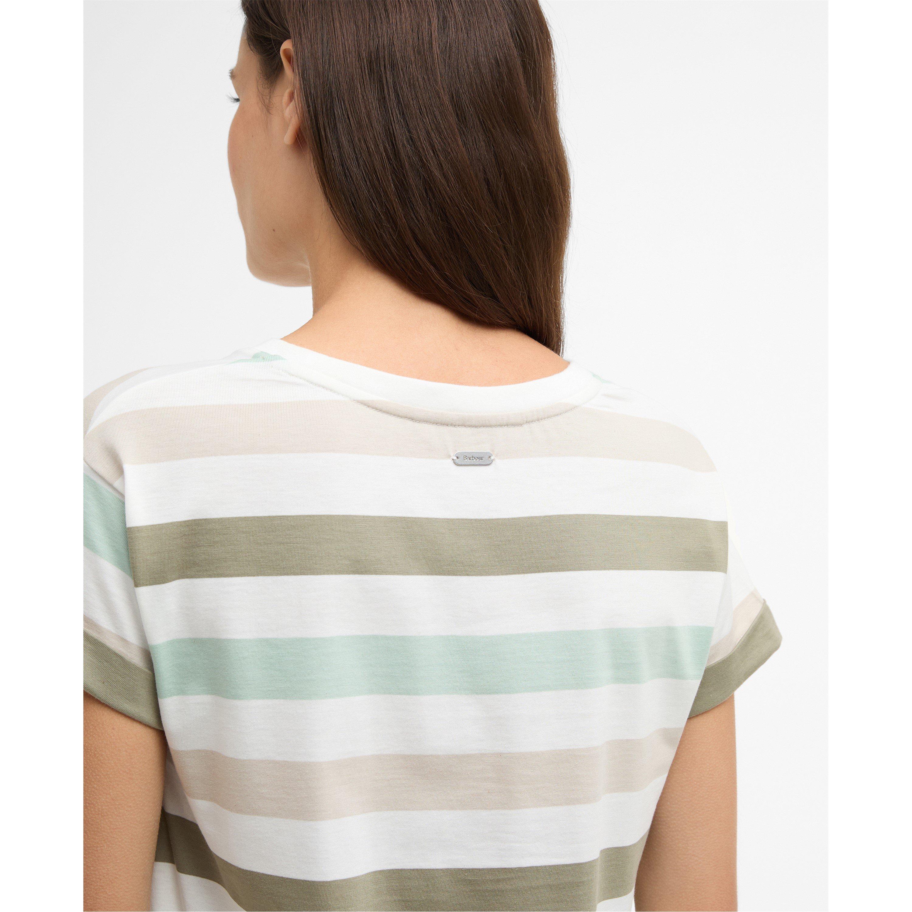 Spearmint Multi - Barbour - Womens Lyndale T-Shirt - 5