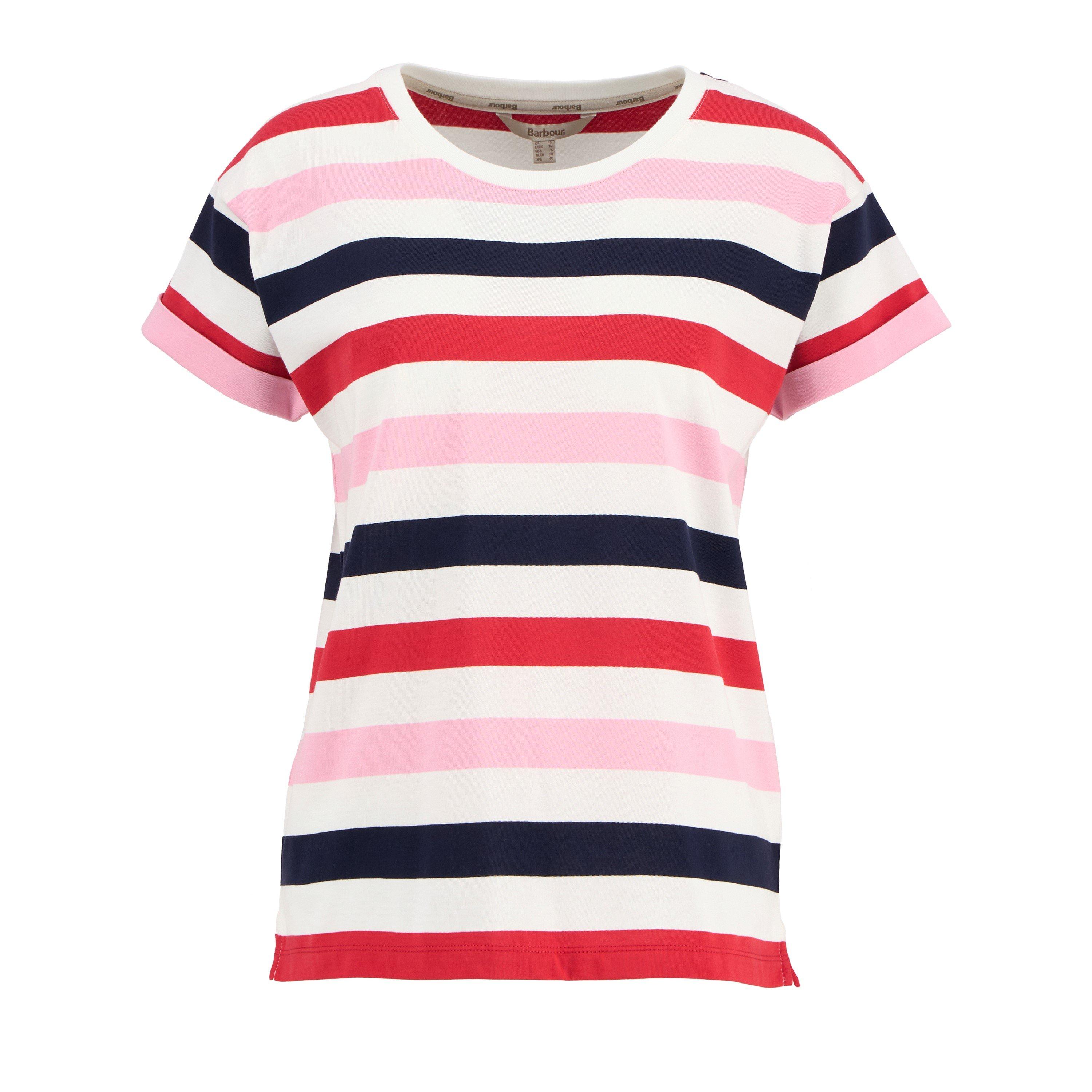 Barbour Women's Lyndale T-Shirt - Poppy Red  - 10 (S)