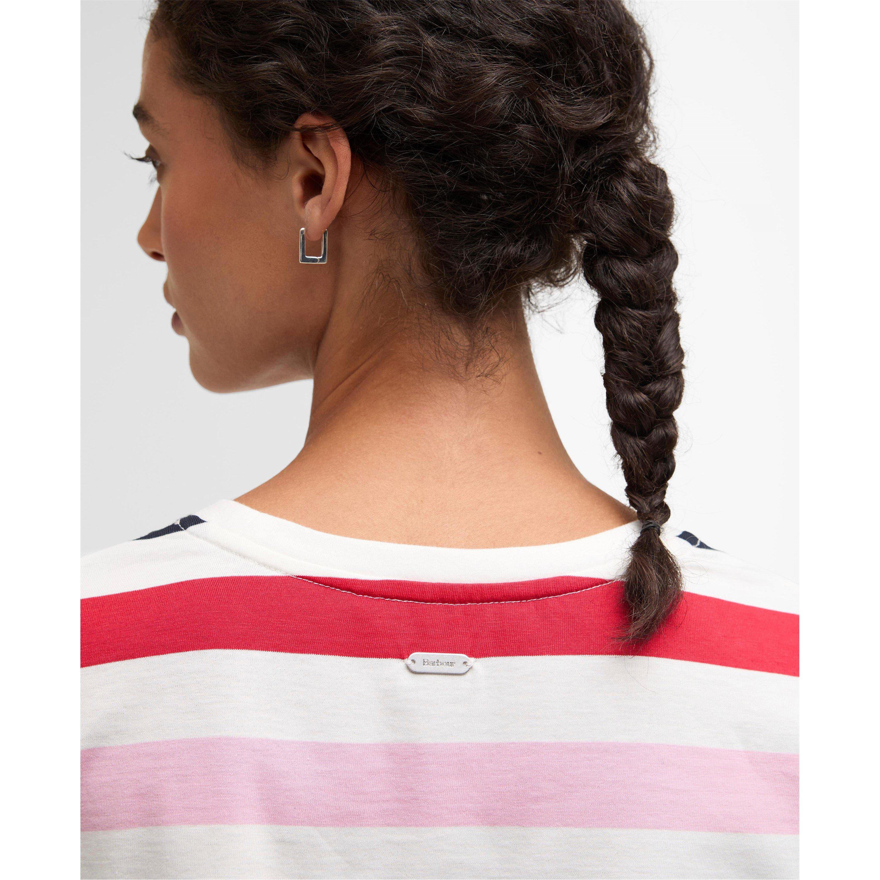 Poppy Red Multi - Barbour - Womens Lyndale T-Shirt - 4