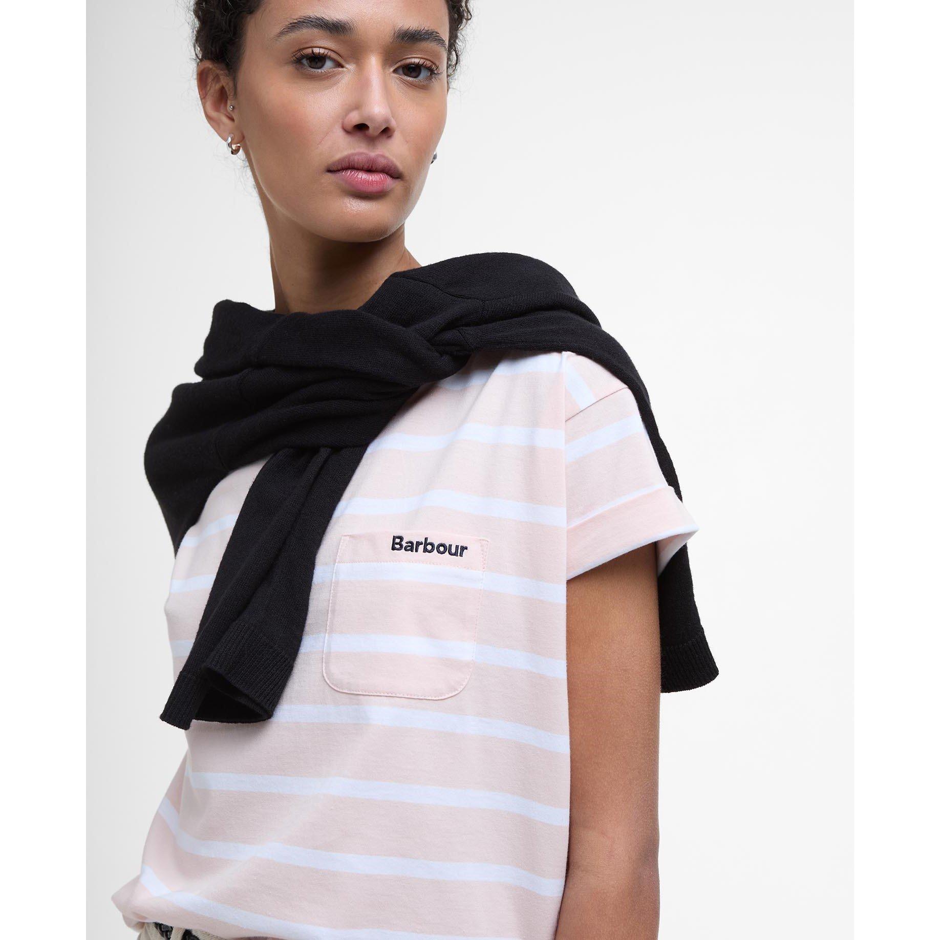 Primrose Pink - Barbour - Otterburn Stripe T-Shirt - 3