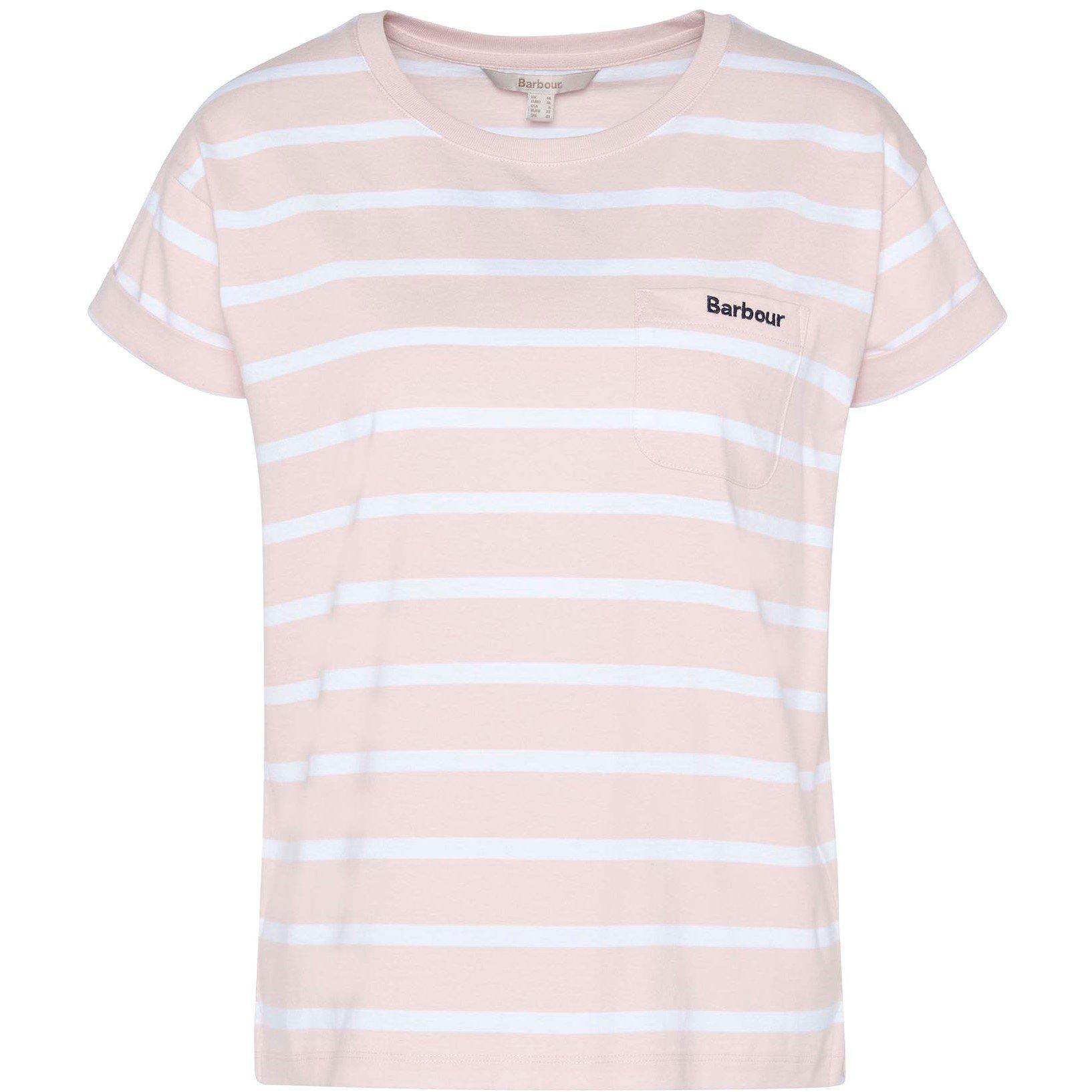 Primrose Pink - Barbour - Otterburn Stripe T-Shirt - 5