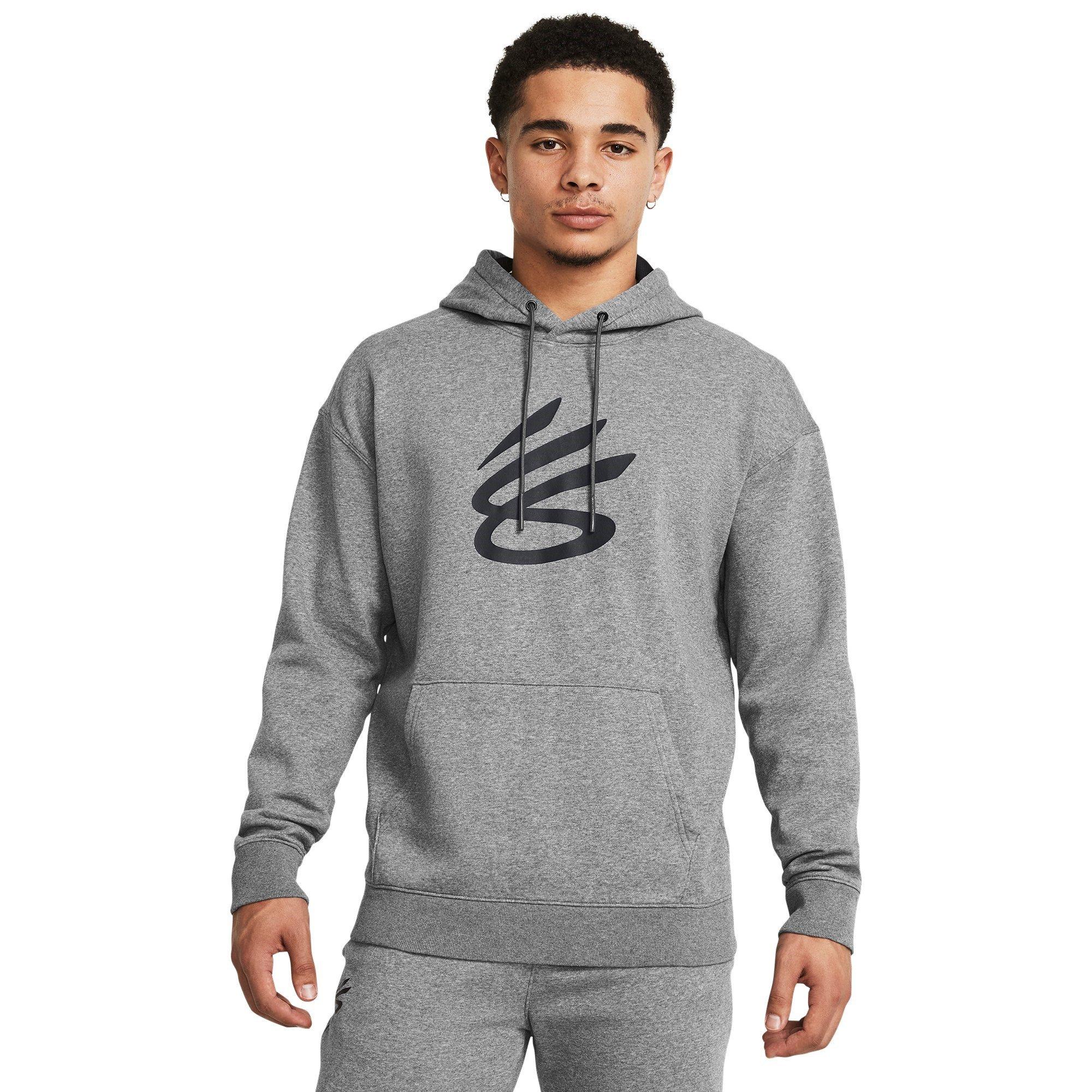 Grey/Black - Under Armour - Curry Splash Performance Hoodie - 3