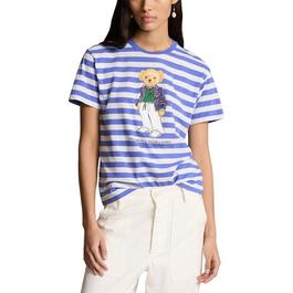 Polo Ralph Lauren Bear Striped T shirt