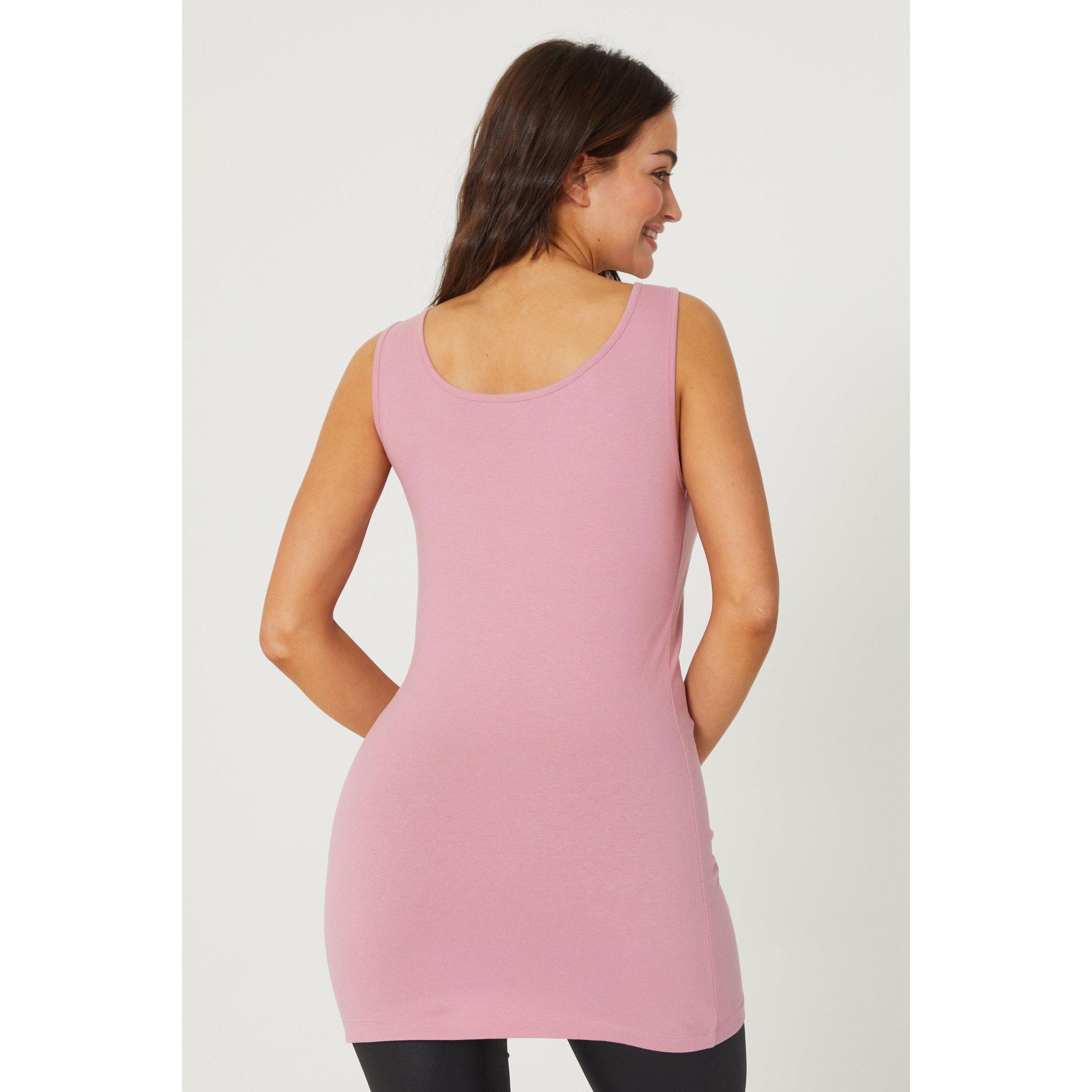 Lyserød - Be You - Longline Cami Top - 4