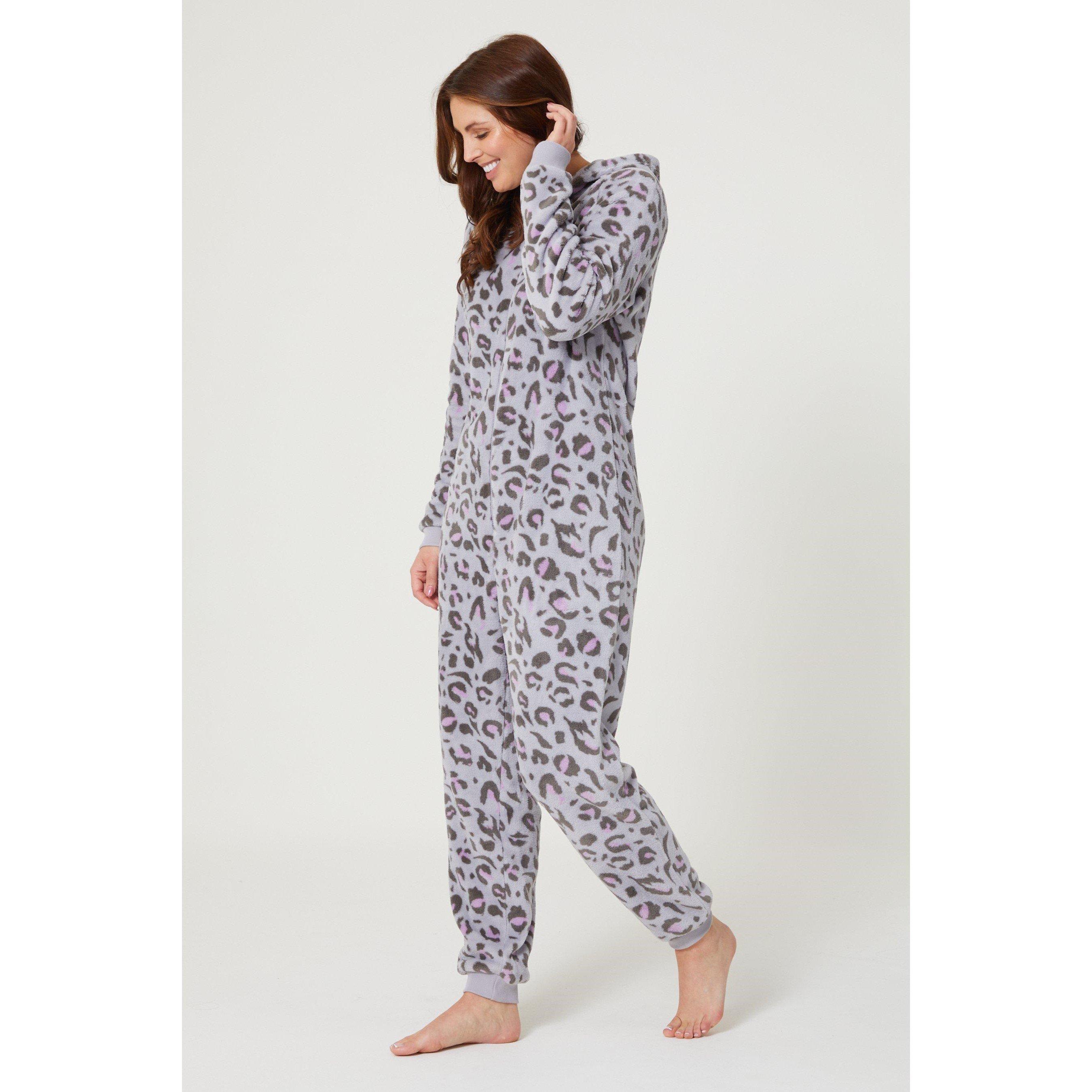 Grigio - Be You - Leopard Hooded Fleece Onesie - 3