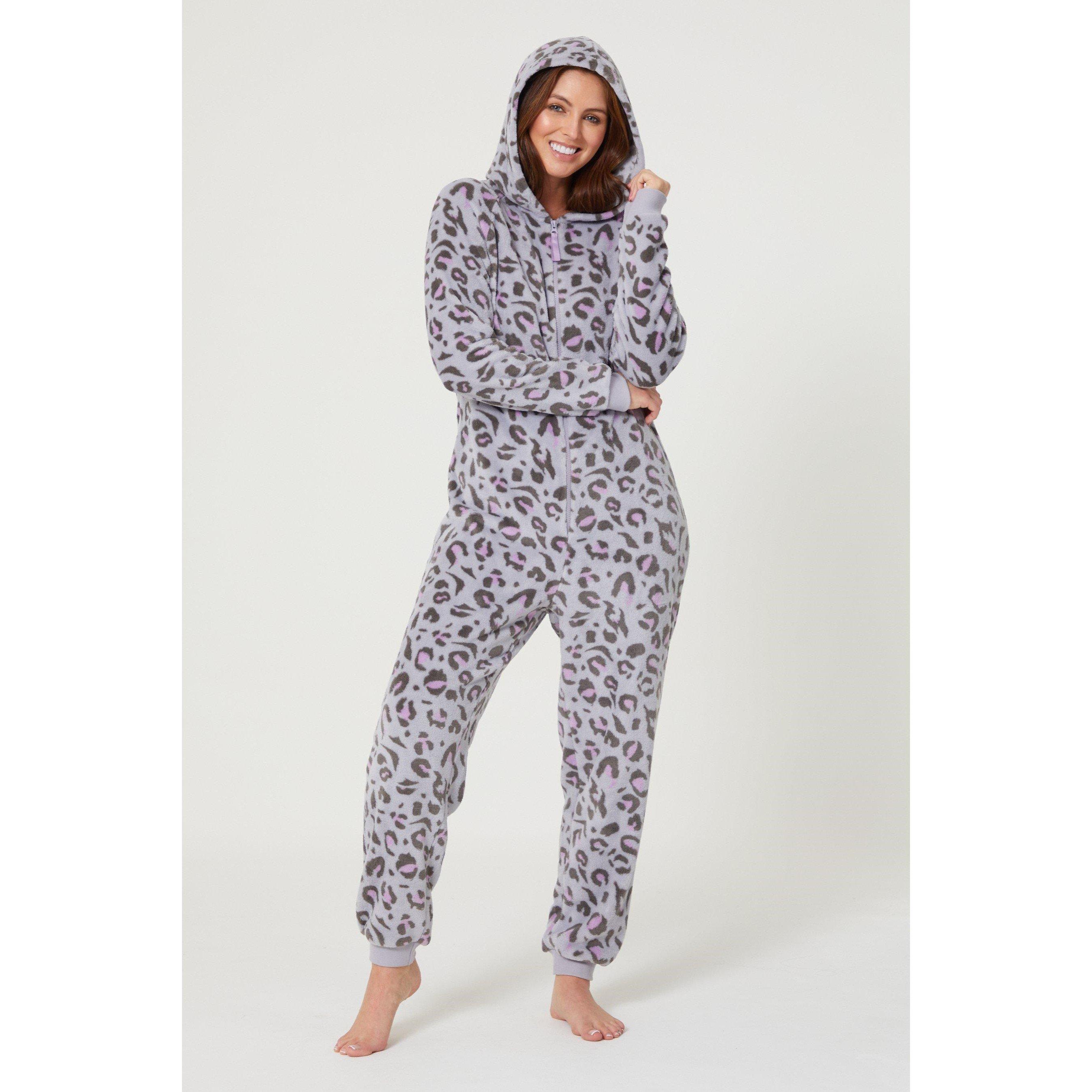 Grigio - Be You - Leopard Hooded Fleece Onesie - 5