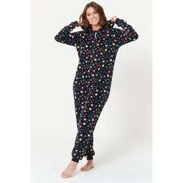 Be You Leopard Hooded Fleece Onesie