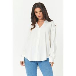 Be You Long Long Sleeve V Neck Blouse