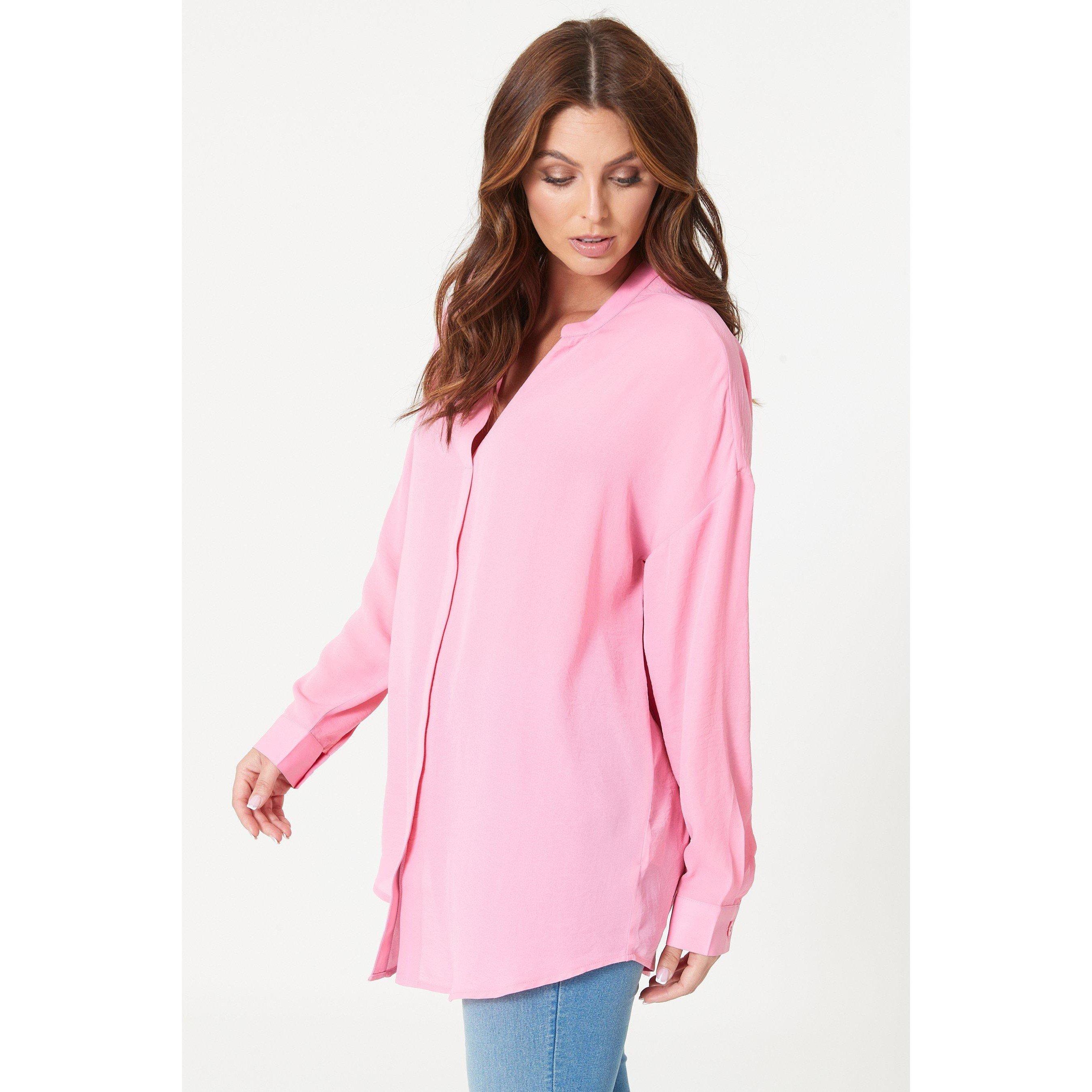 Pink - Be You - Long-Sleeve V-Neck Blouse - 3