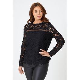 Be You Ladies Long Sleeve Lace Top