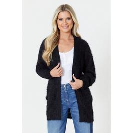 Be You Ladies Fluffy Knit Cardigan