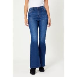 Be You Ladies Eva Indigo Flare Jean